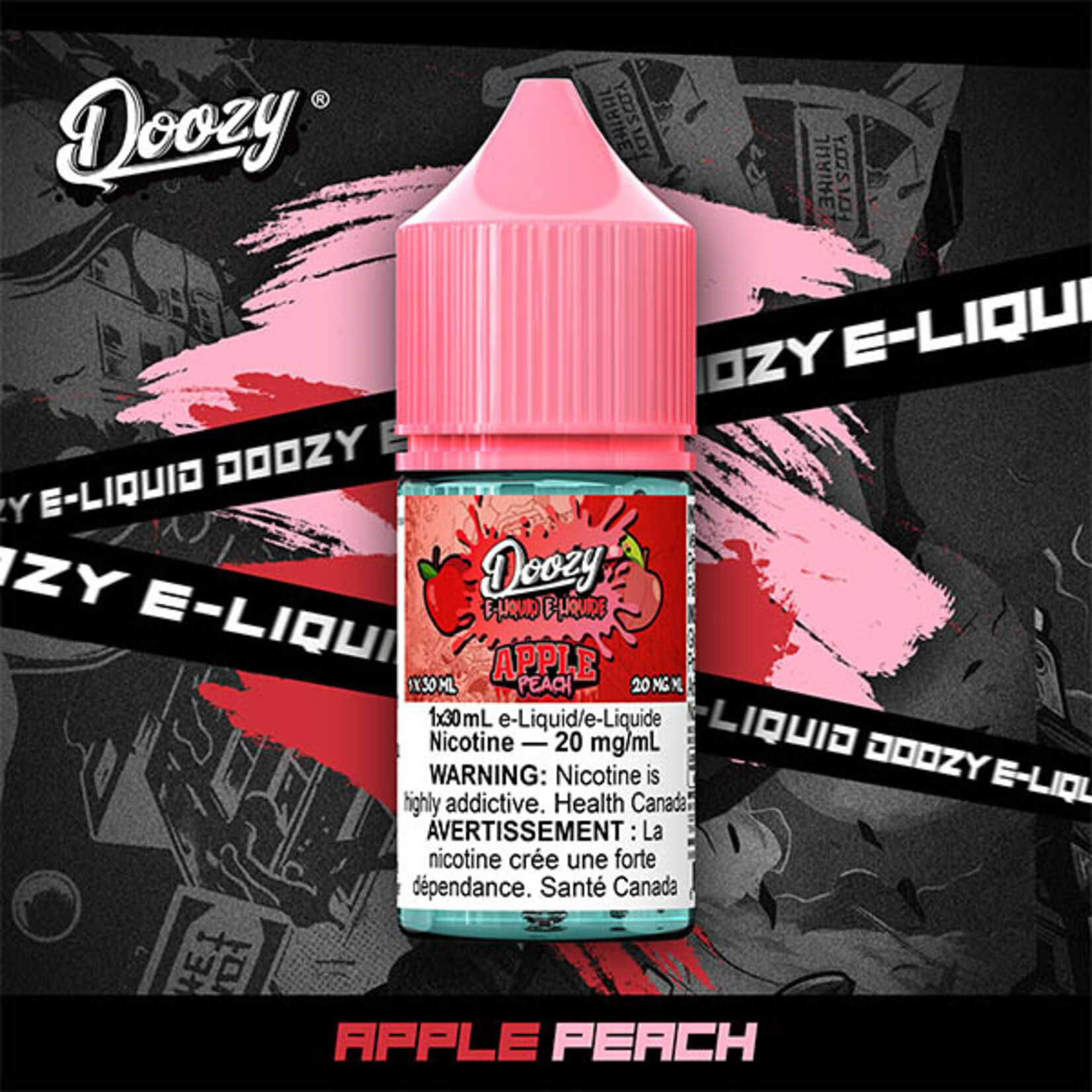 DOOZY DZE22 - DOOZY Apple Peach E-liquid - 30ml Salt