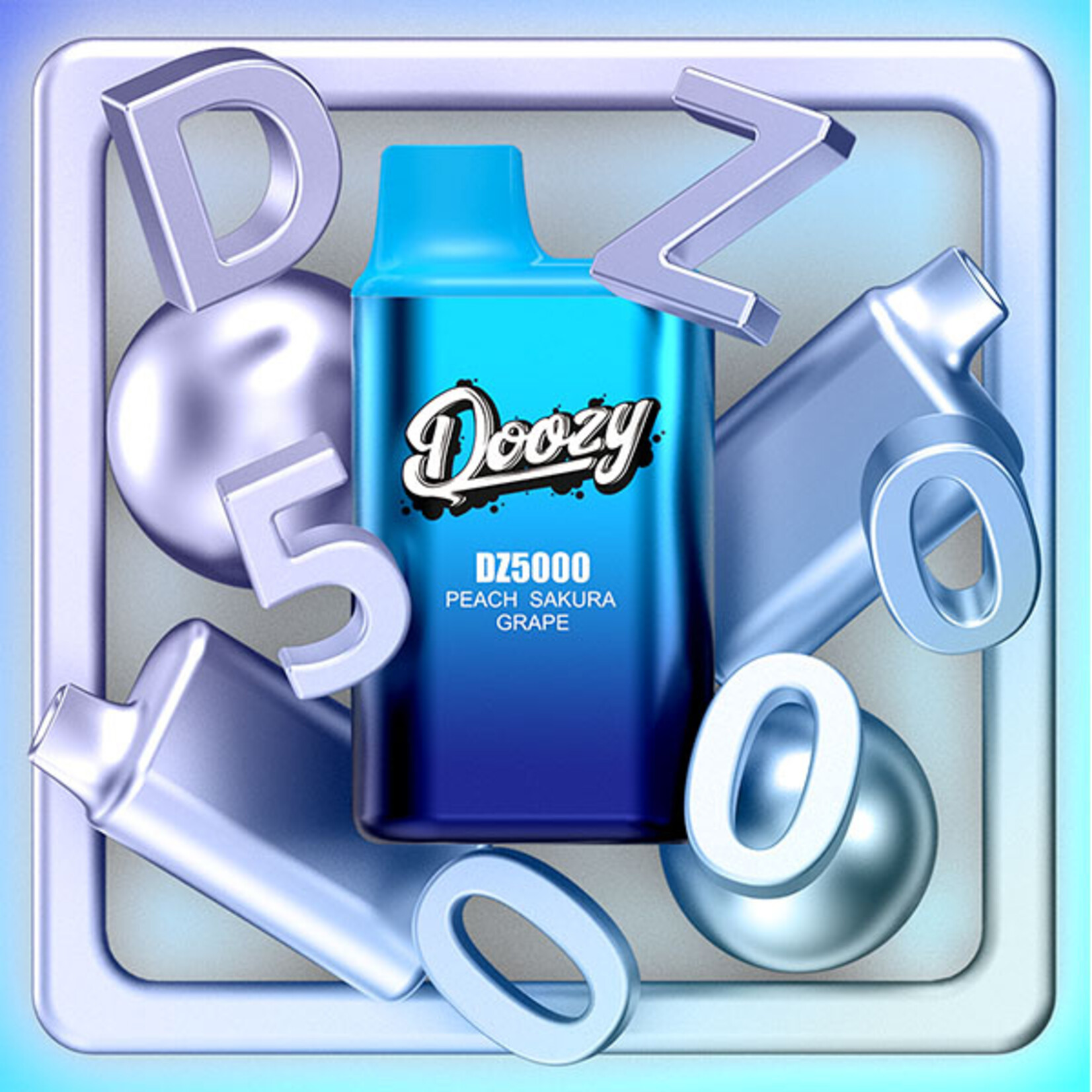 DOOZY DZ5K02 - DOOZY DZ5000 5000 PUFFS Peach Sakura Grape