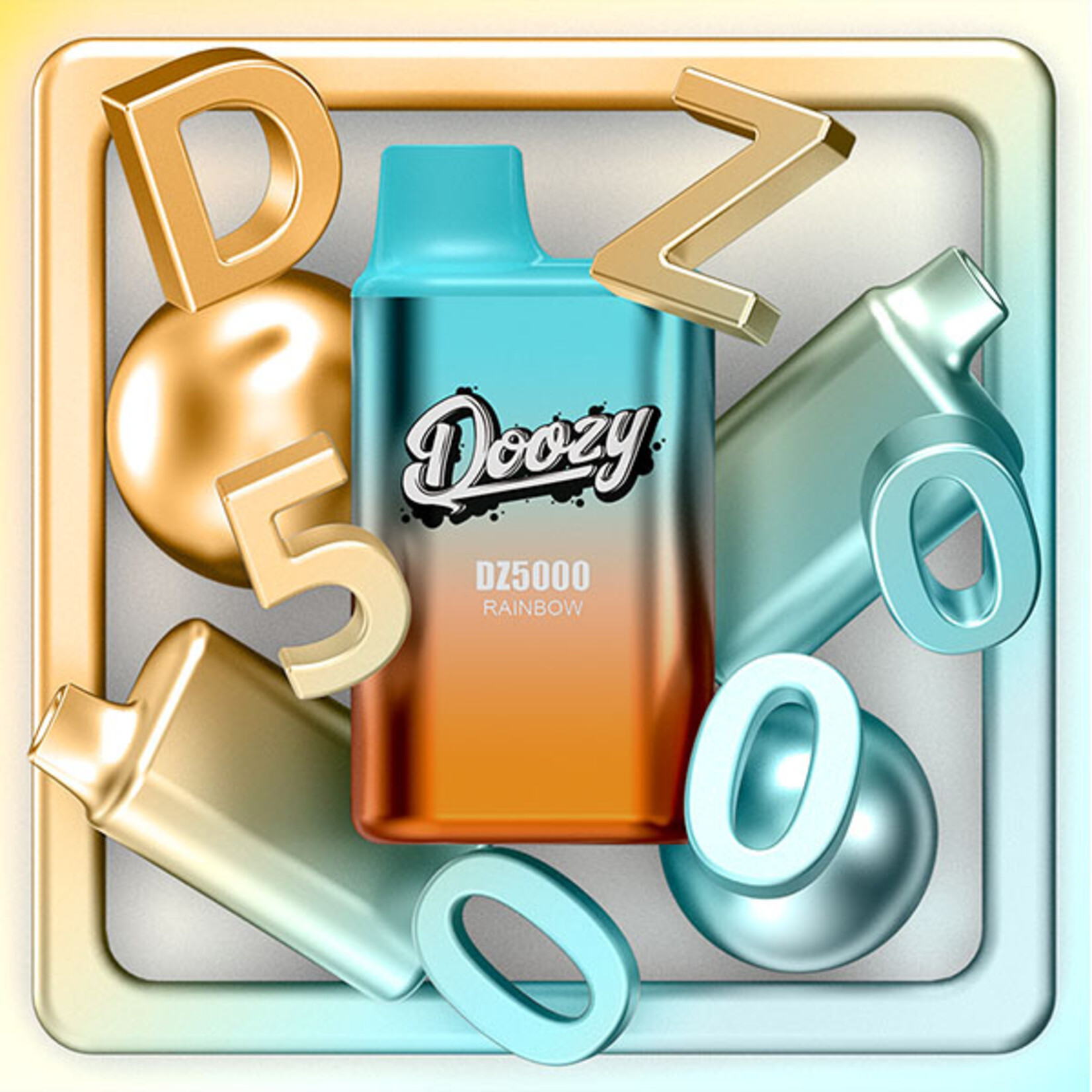 DOOZY DZ5K03 - DOOZY DZ5000 5000 PUFFS Rainbow Candy