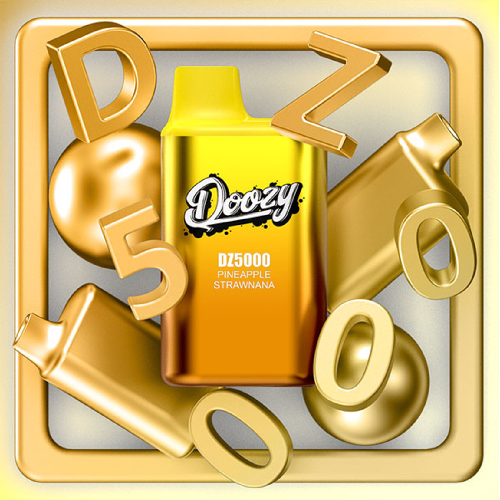 DOOZY DZ5K08 - DOOZY DZ5000 5000 PUFFS Pineapple Strawnana