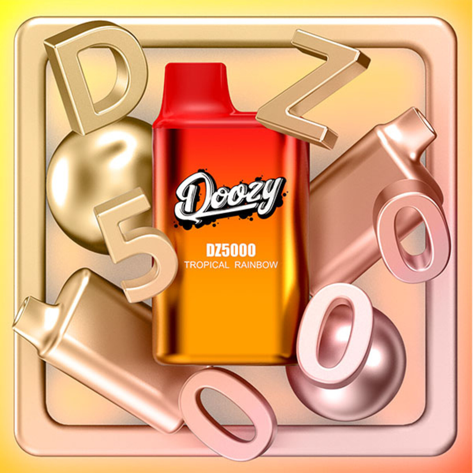 DOOZY DZ5K19 - DOOZY DZ5000 5000 PUFFS Tropical Rainbow