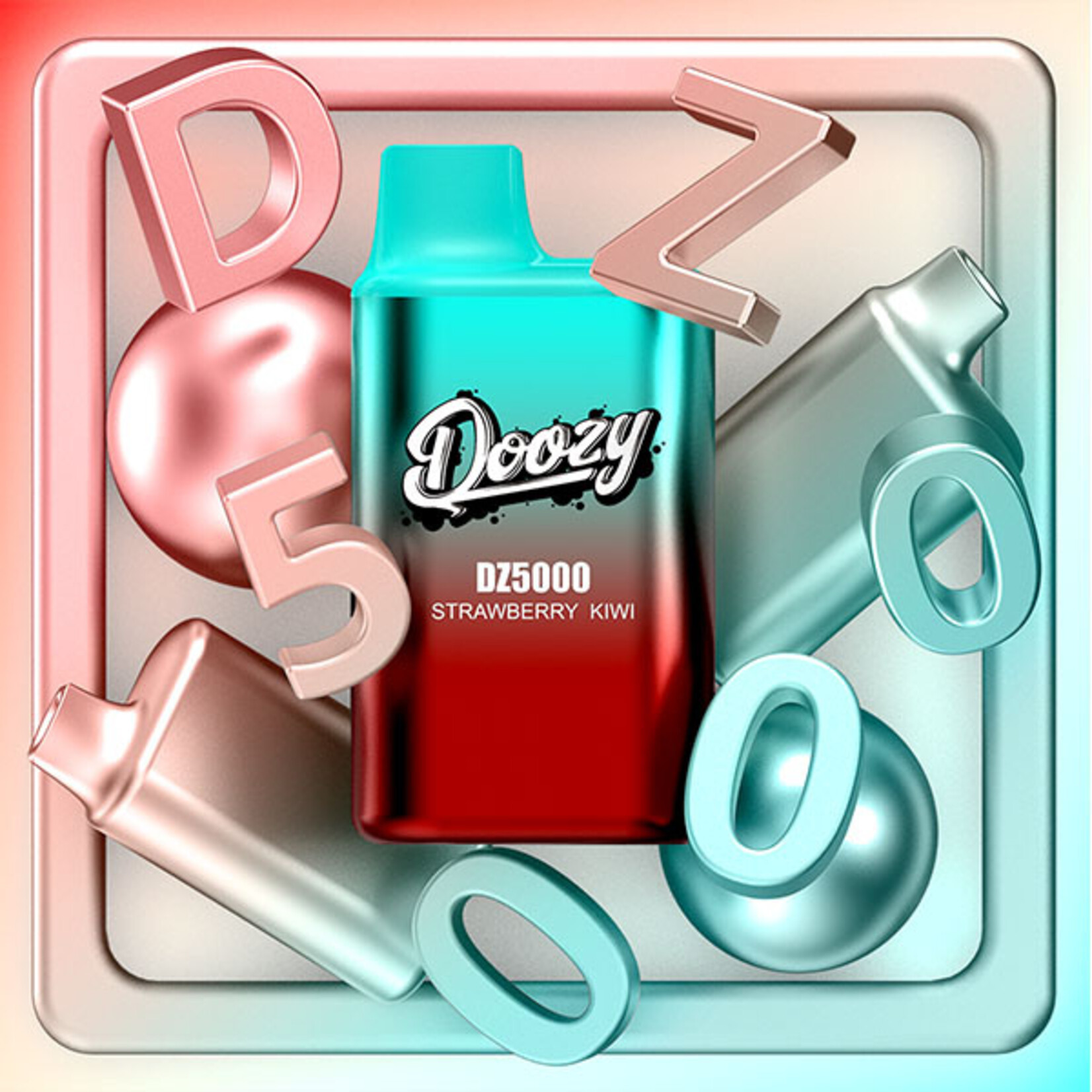 DOOZY DZ5K23 - DOOZY DZ5000 5000 PUFFS Strawberry Kiwi