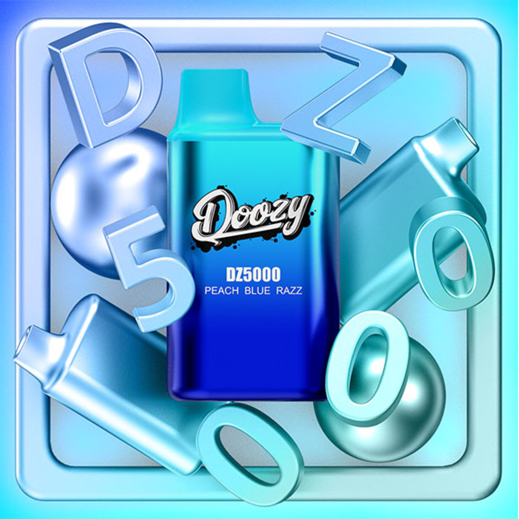 DOOZY DZ5K24 - DOOZY DZ5000 5000 PUFFS Peach Blue Razz