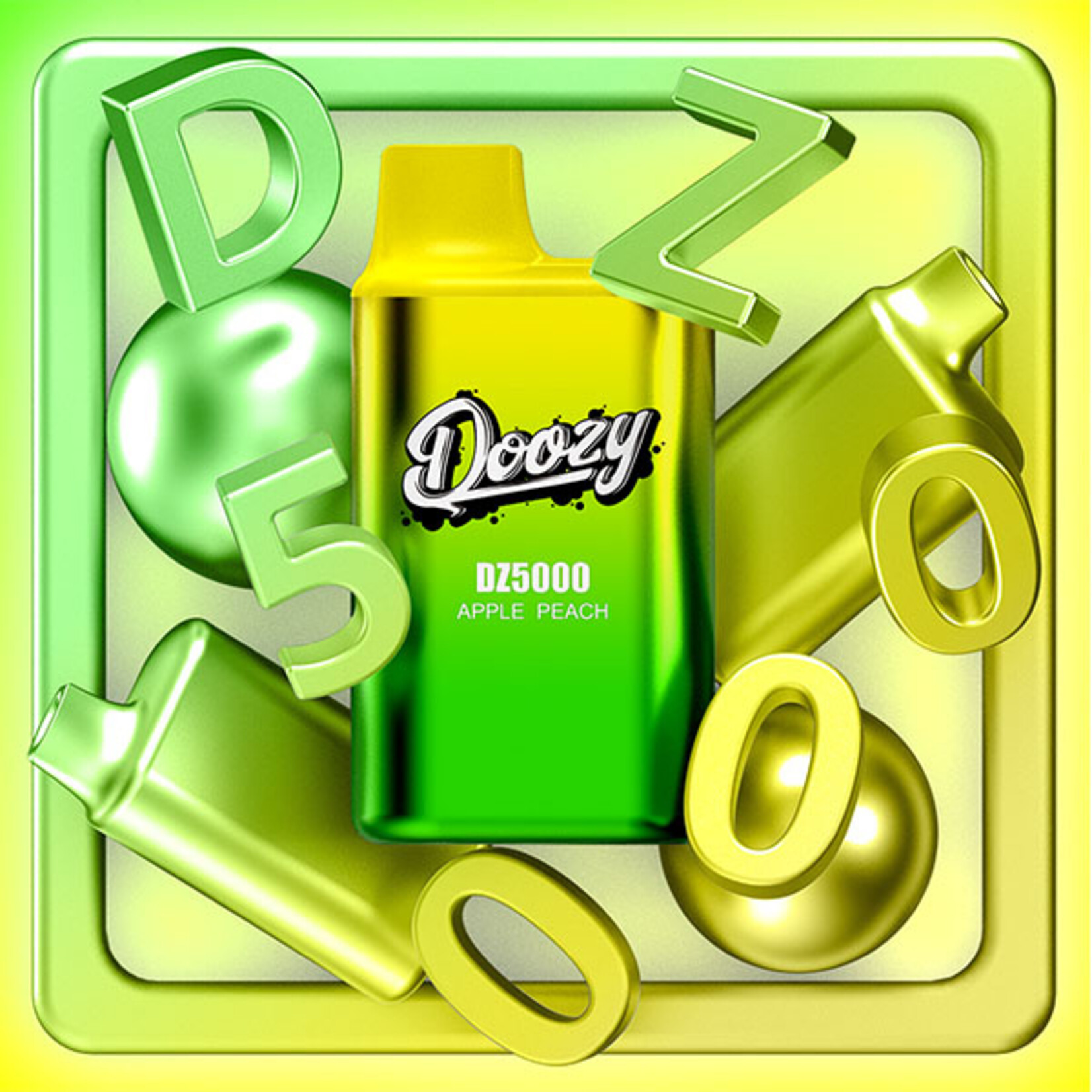 DOOZY DZ5K22 - DOOZY DZ5000 5000 PUFFS Apple Peach