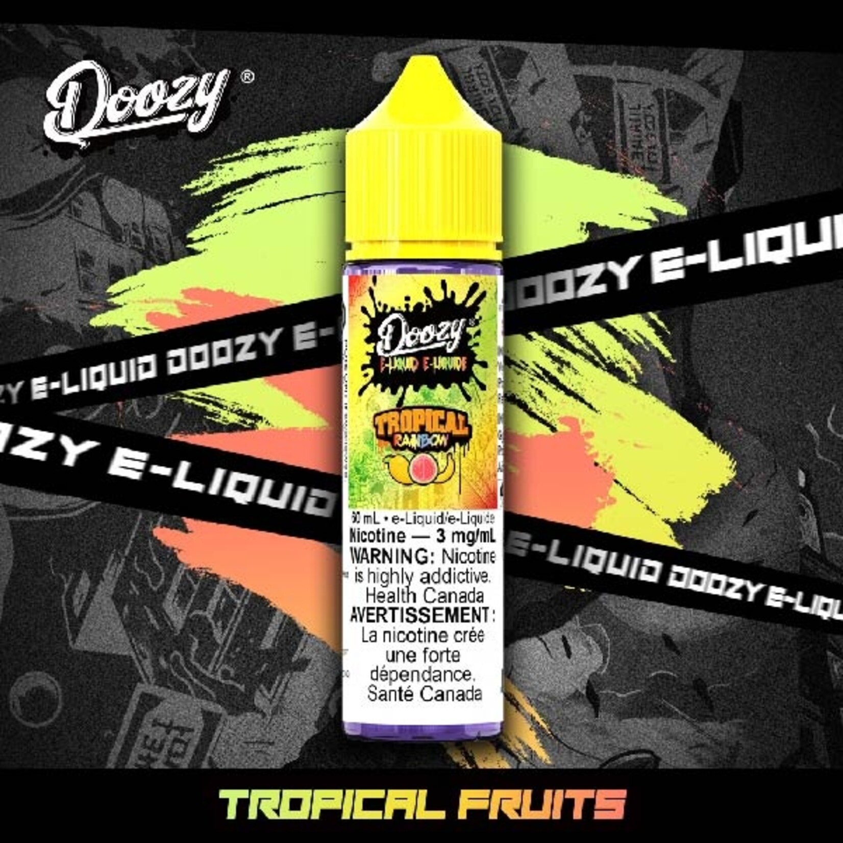 DOOZY DZE19 - DOOZY Tropical Rainbow E-liquid - 60ml