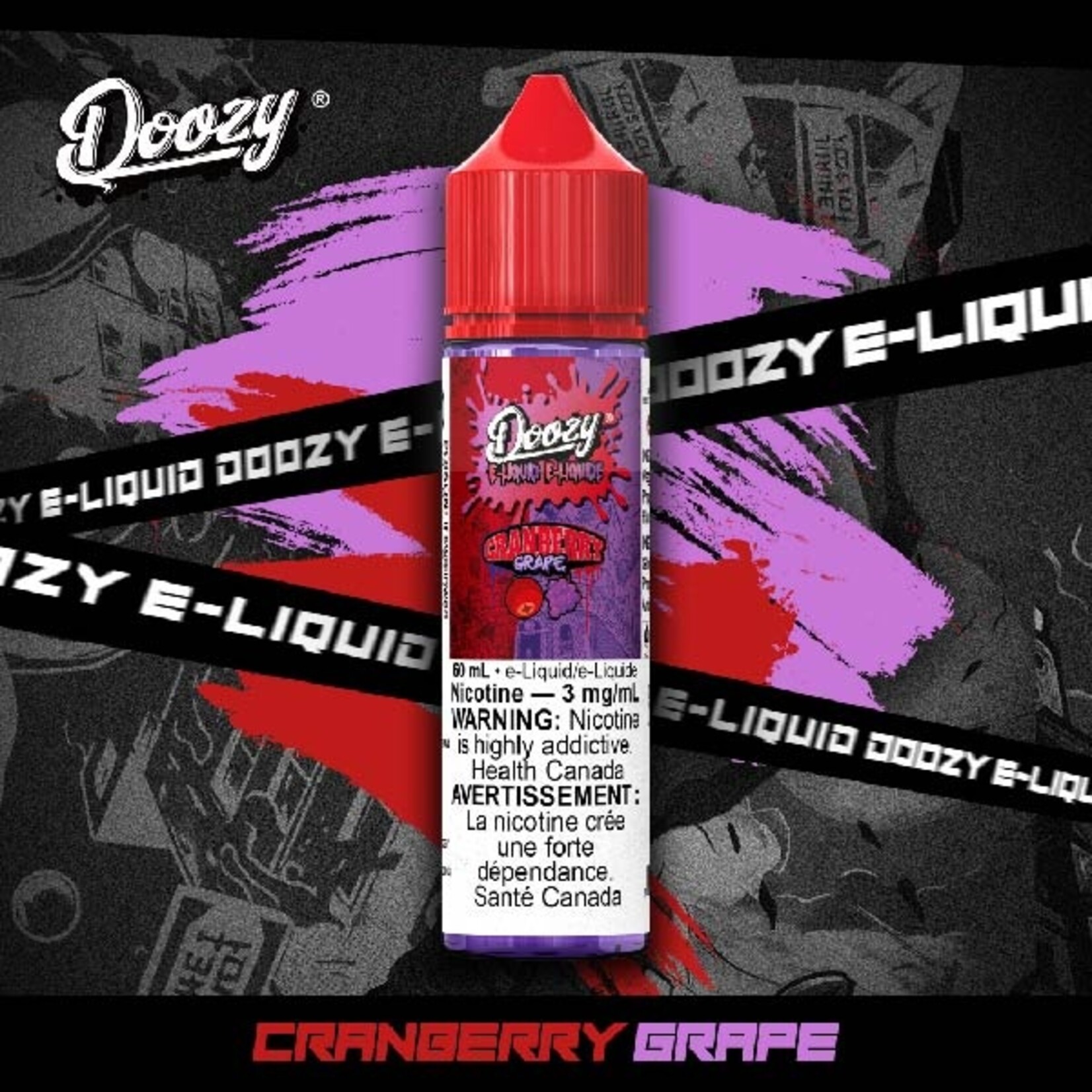 DOOZY DZE04 - DOOZY Cranberry Grape E-liquid - 60ml