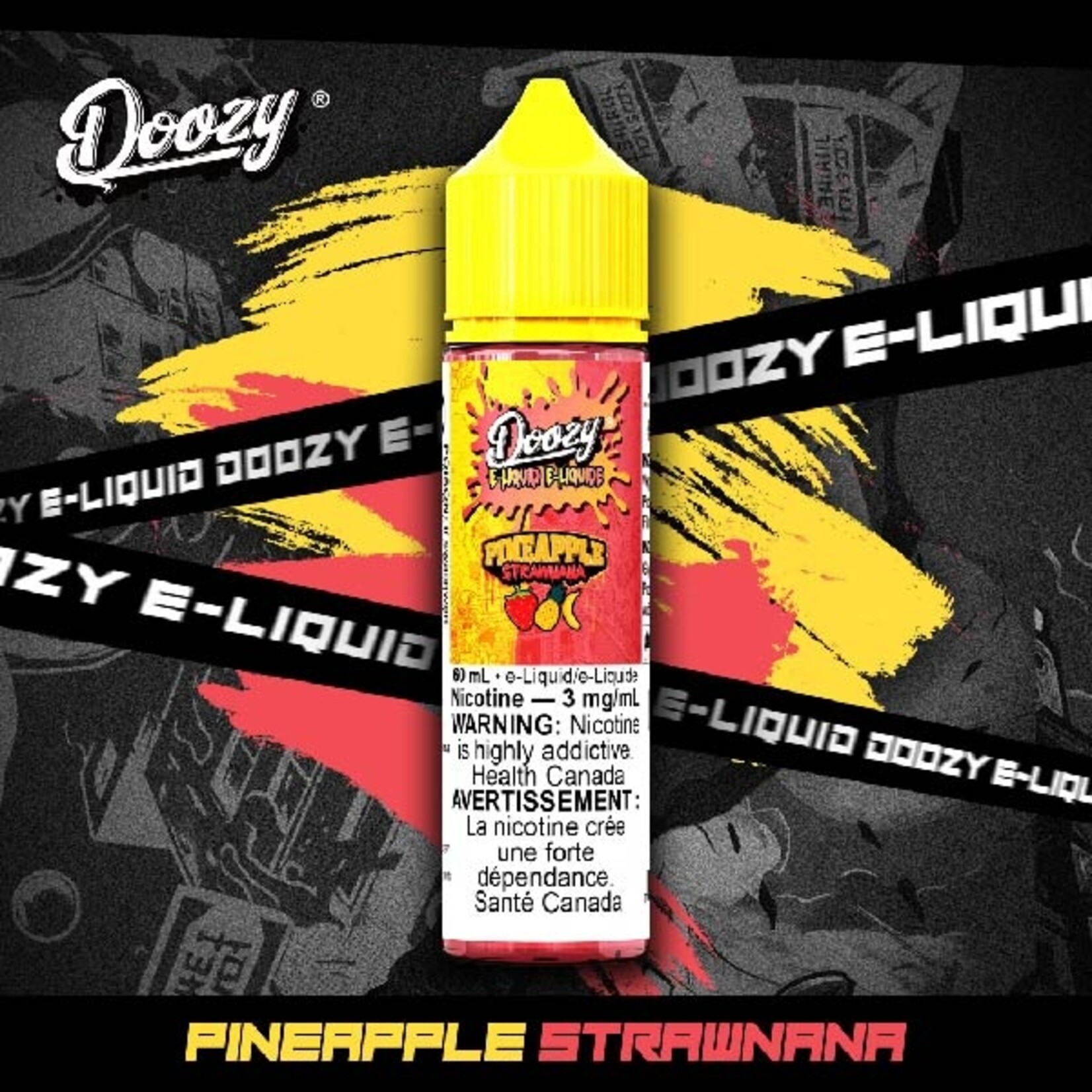 DOOZY DZE08 - DOOZY Pineapple Strawnana E-liquid - 60ml