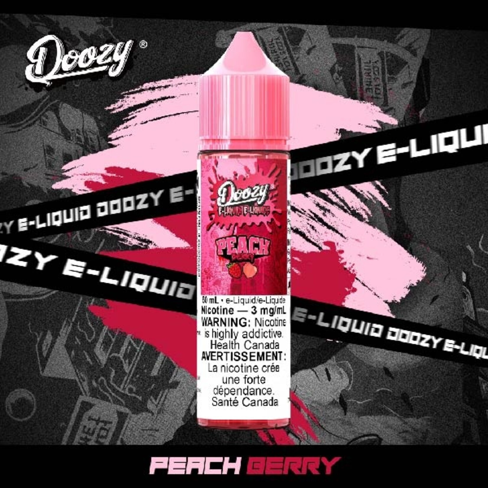 DOOZY DZE15 - DOOZY Peach Berry E-liquid - 60ml