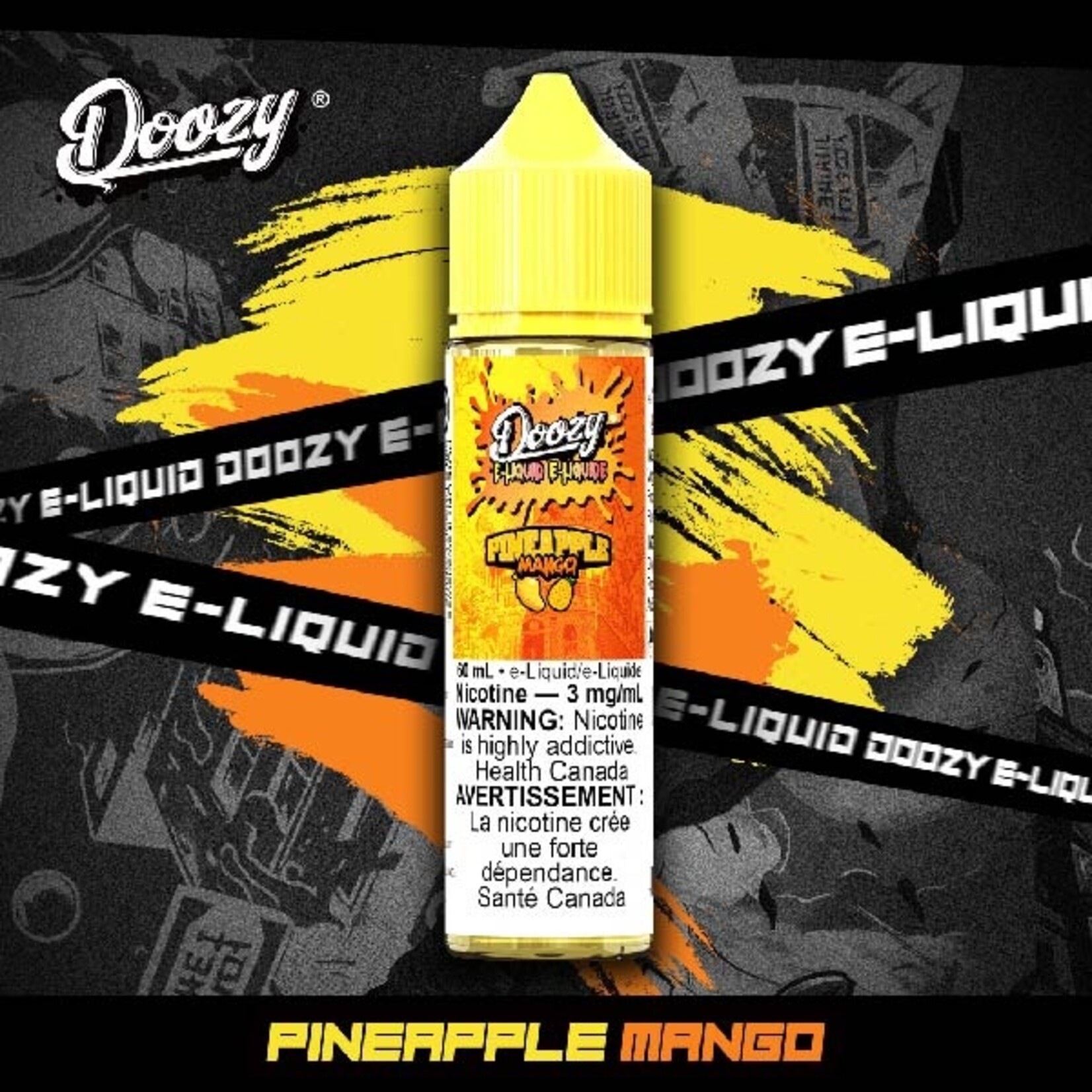 DOOZY DZE20 - DOOZY Pineapple Mango E-liquid - 60ml Freebase