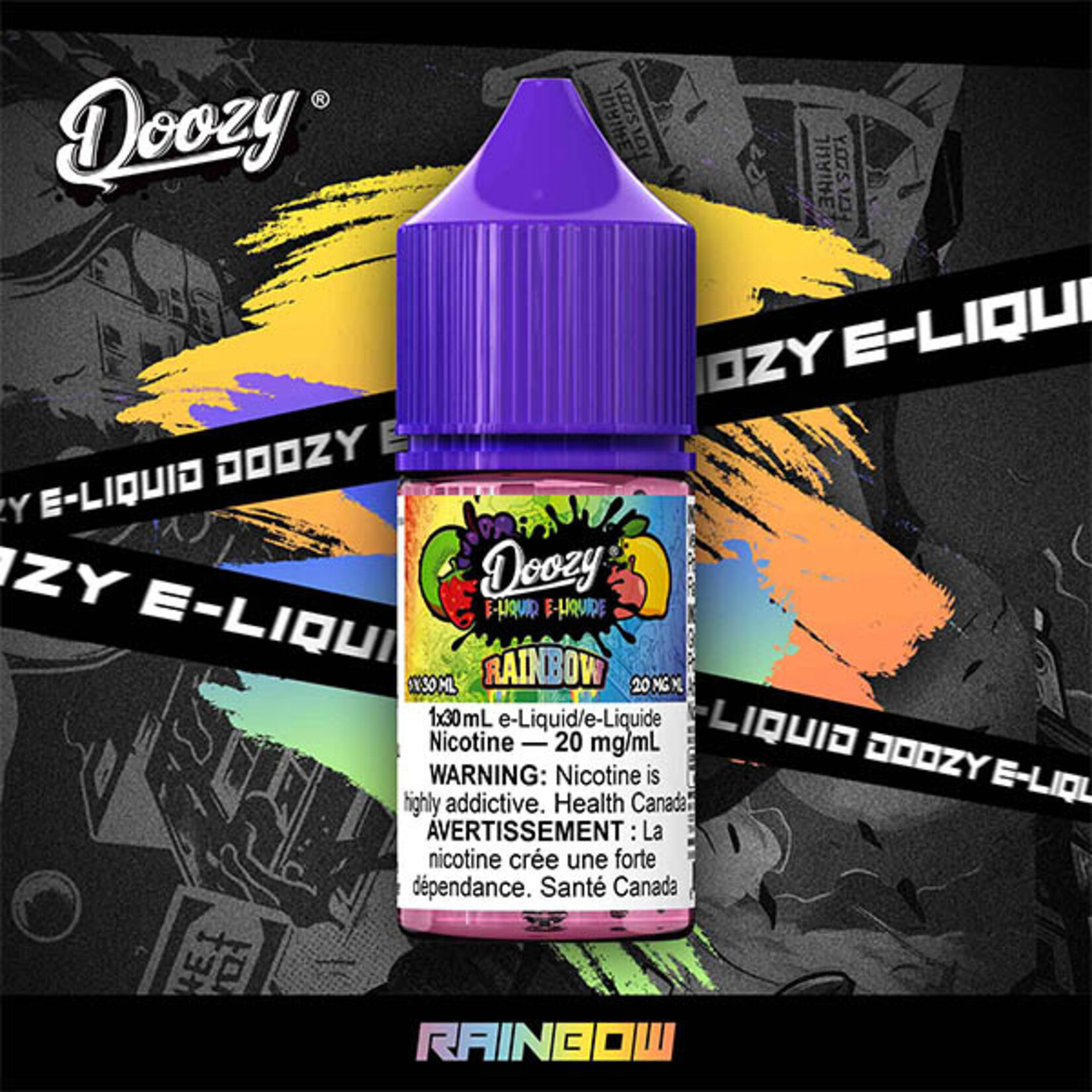 DOOZY DZE03 - DOOZY Rainbow E-liquid - 30ml Salt