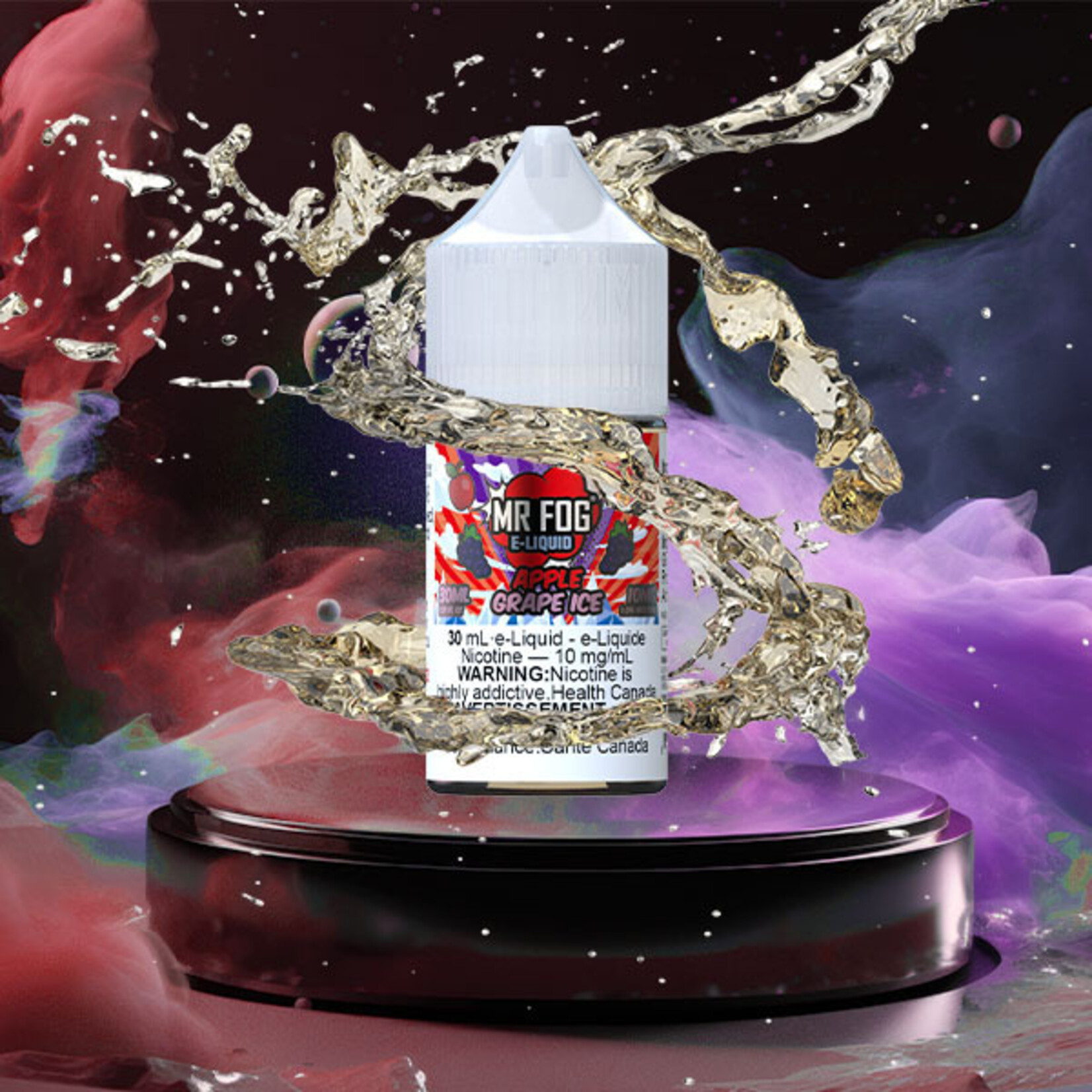 MR FOG MFE08 - MR FOG E-Liquid Apple Grape Ice 30ML Salt