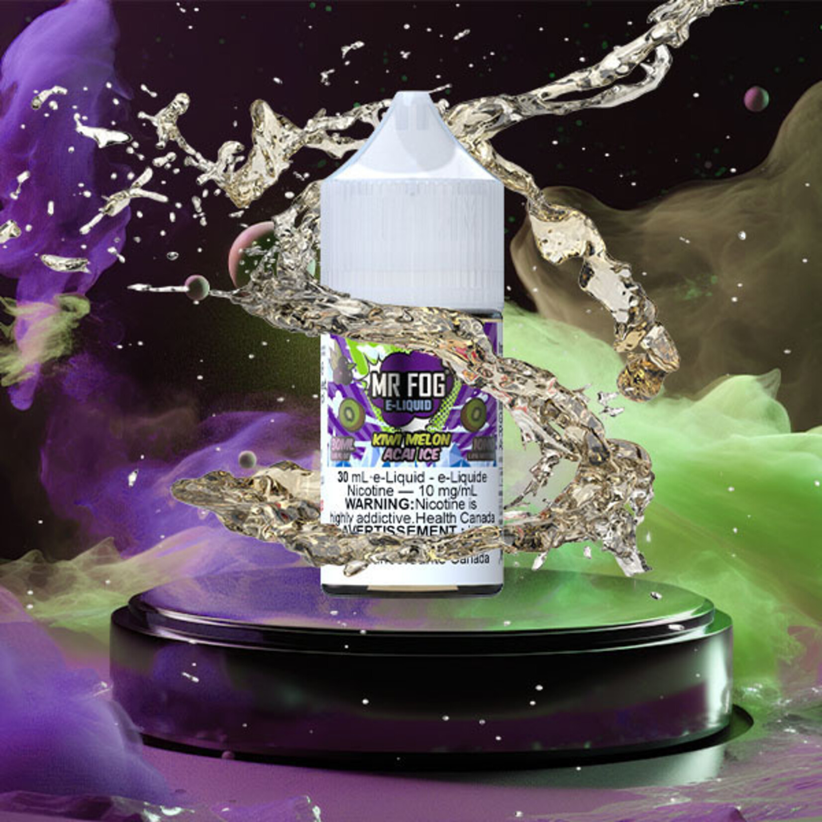 MR FOG MFE02 - MR FOG E-Liquid Kiwi Melon Acai Ice 30ML Salt