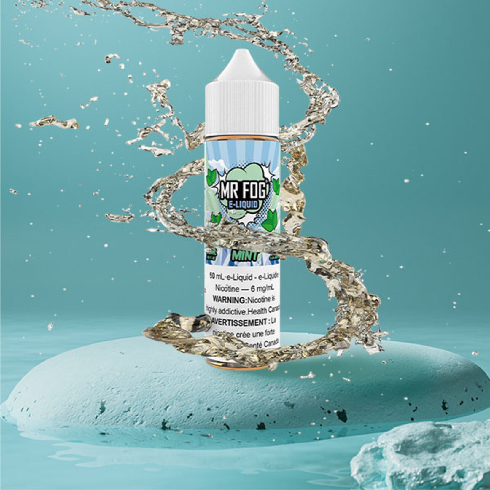 MR FOG MFE07 - MR FOG E-Liquid Cool Mint 60ML Freebase