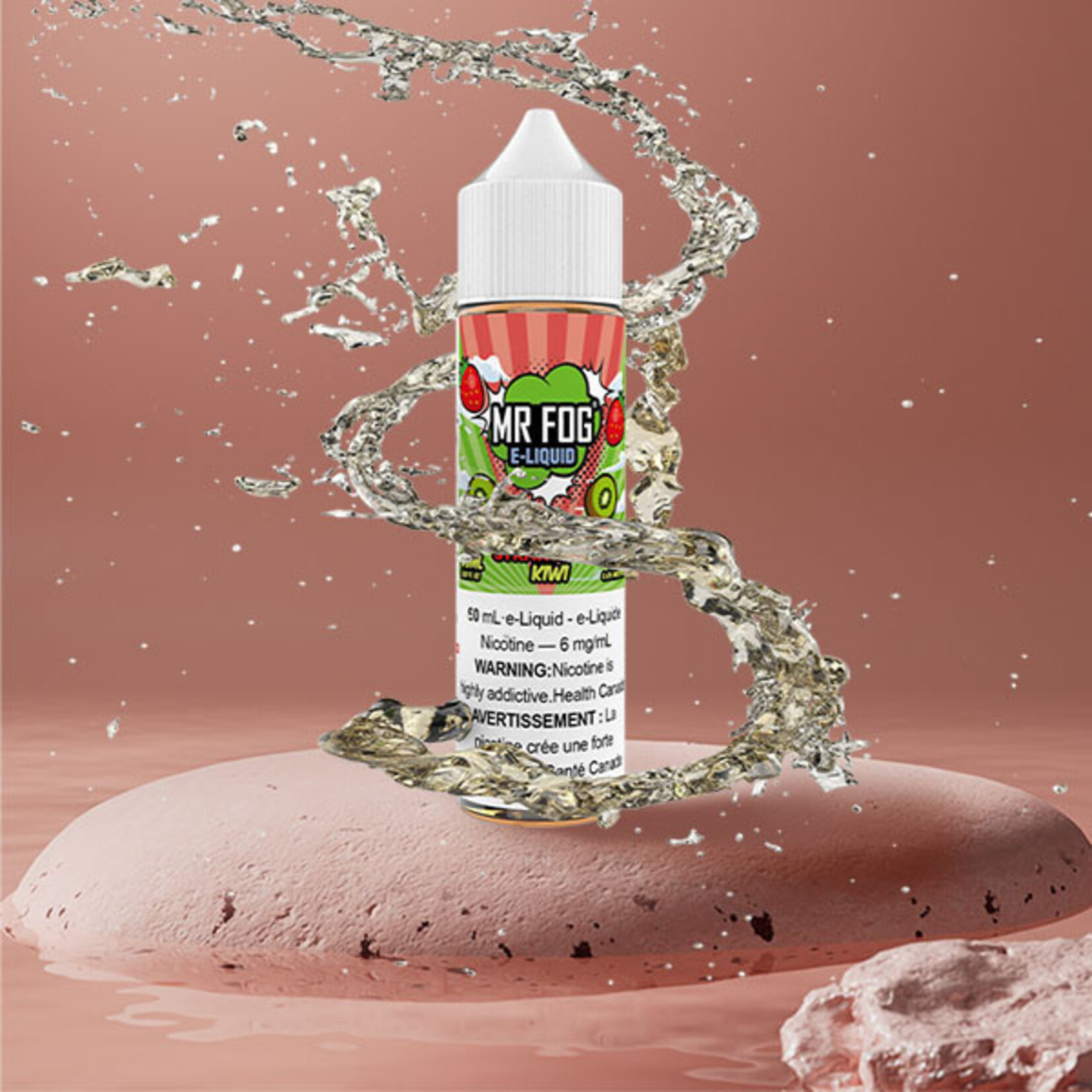 MR FOG MFE03 - MR FOG E-Liquid Strawmelon Kiwi 60ML Freebase