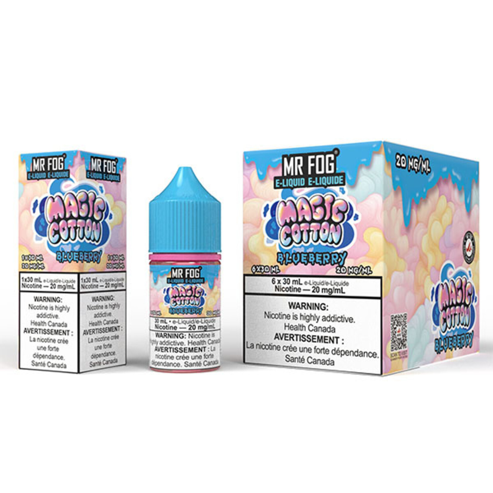 MR FOG MFEMC01 - MR FOG Magic Cotton E-Liquid Blueberry 30ML Salt