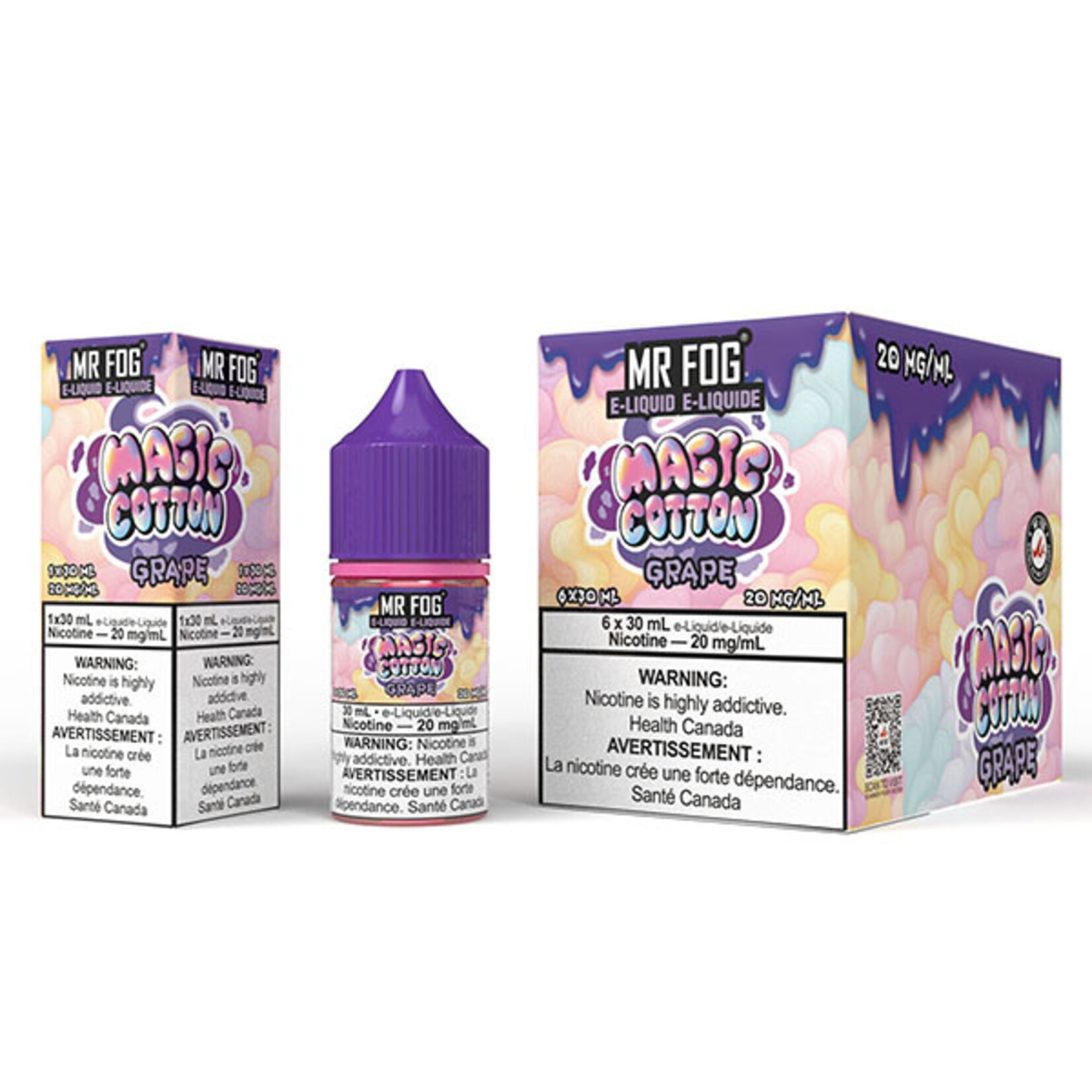 MR FOG MFEMC02 - MR FOG Magic Cotton E-Liquid Grape 30ML Salt