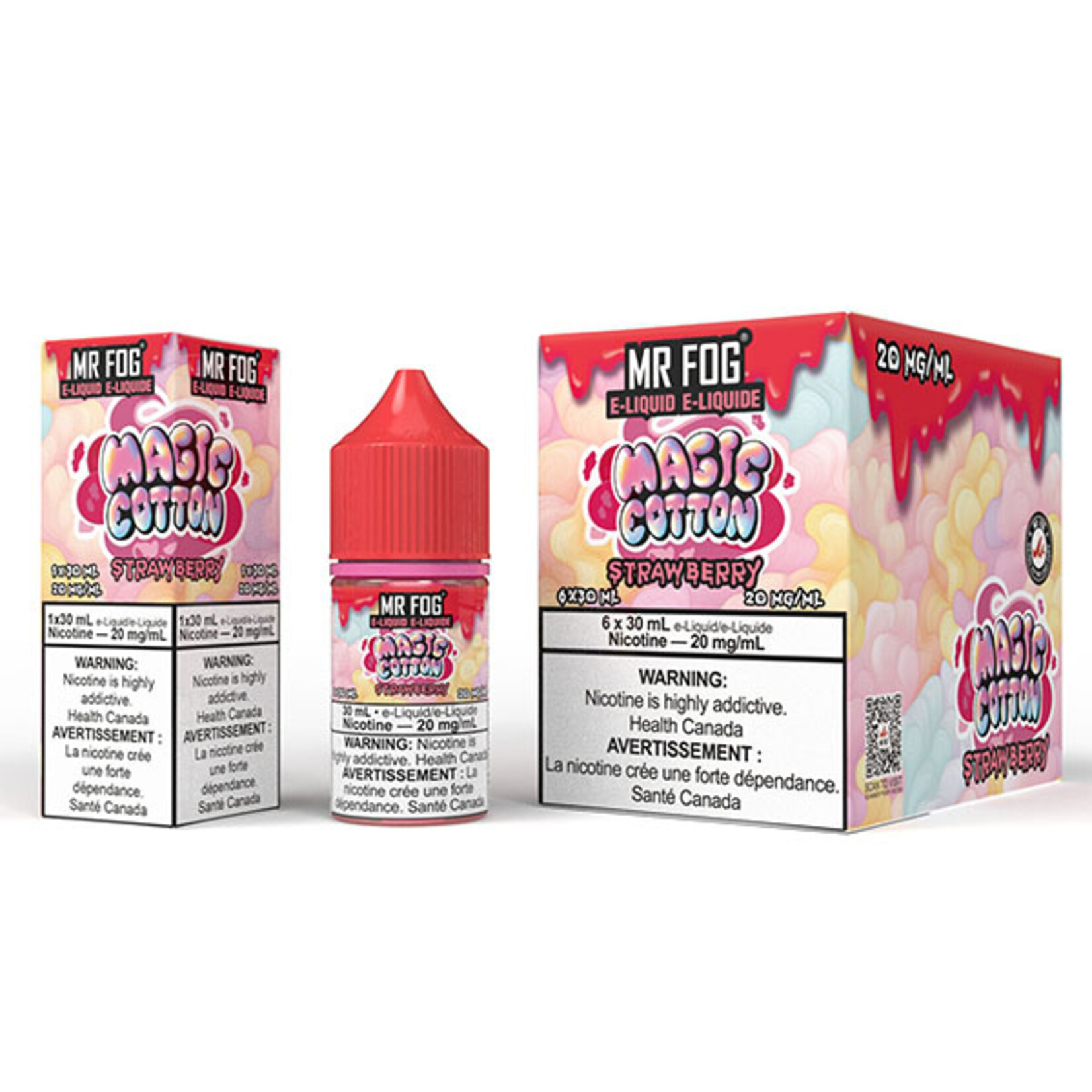 MR FOG MFEMC03 - MR FOG Magic Cotton E-Liquid Strawberry 30ML Salt