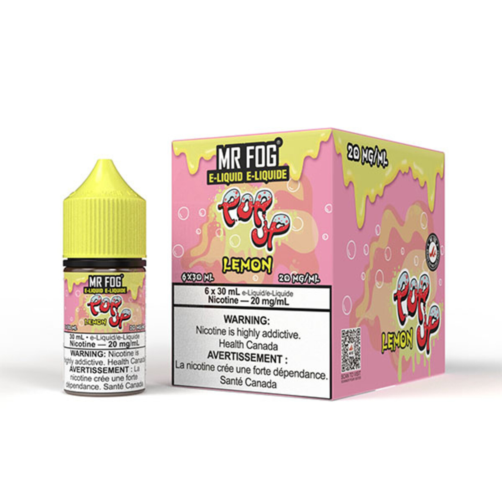 MR FOG MFEPU03 - MR FOG Popup E-Liquid Lemon 30ML Salt