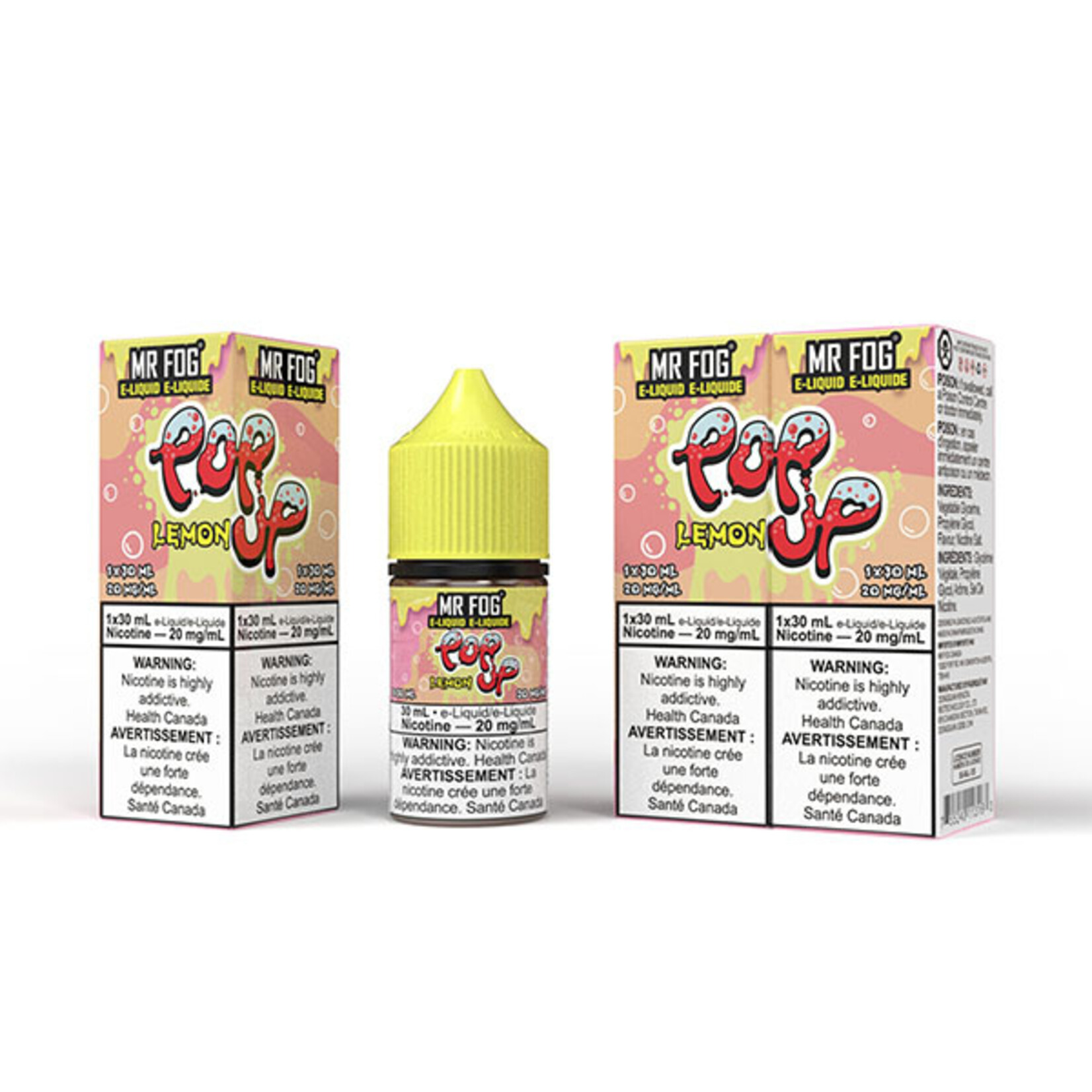 MR FOG MFEPU03 - MR FOG Popup E-Liquid Lemon 30ML Salt