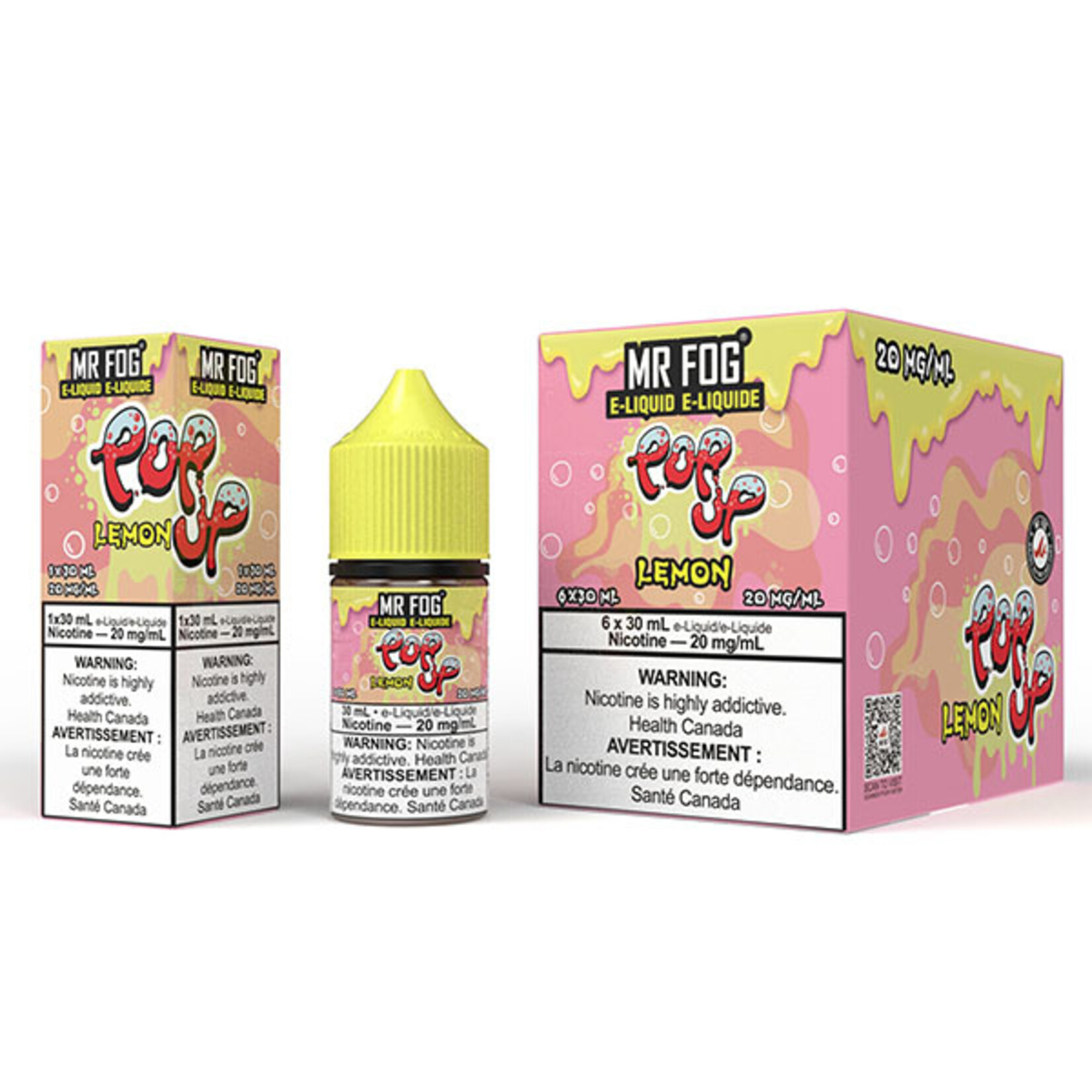 MR FOG MFEPU03 - MR FOG Popup E-Liquid Lemon 30ML Salt