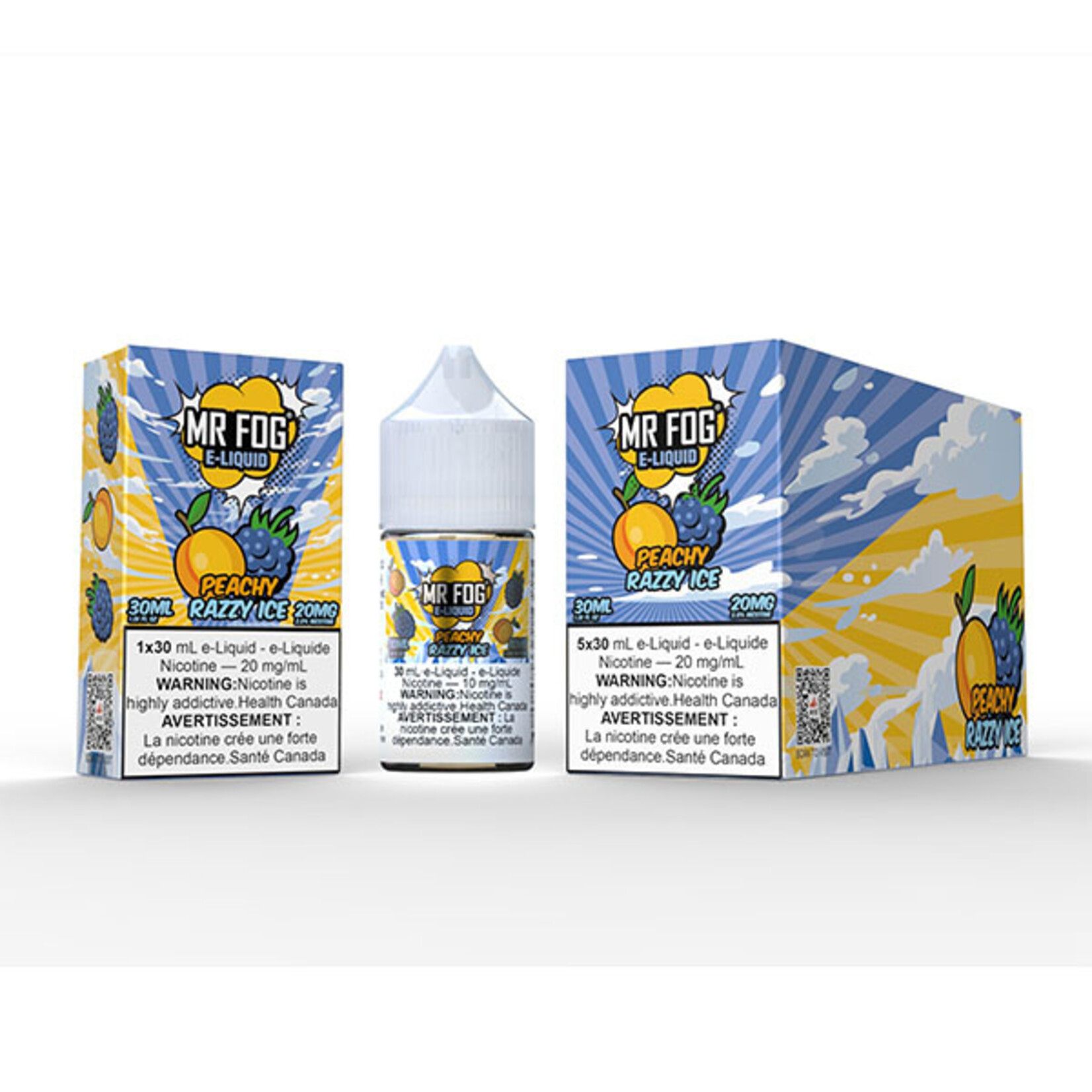 MR FOG MFE01 - MR FOG E-Liquid Peachy Razzy Ice 30ML Salt