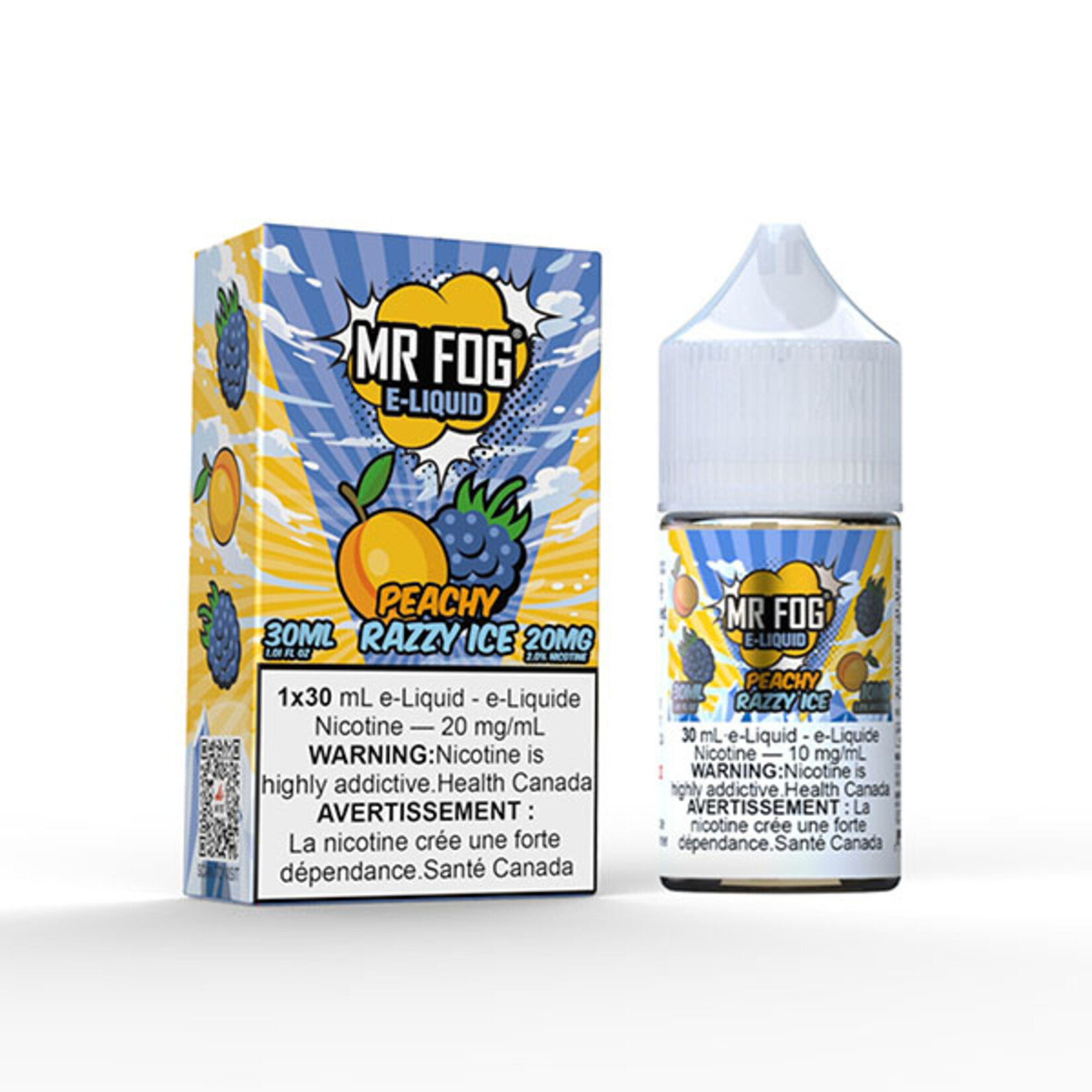 MR FOG MFE01 - MR FOG E-Liquid Peachy Razzy Ice 30ML Salt