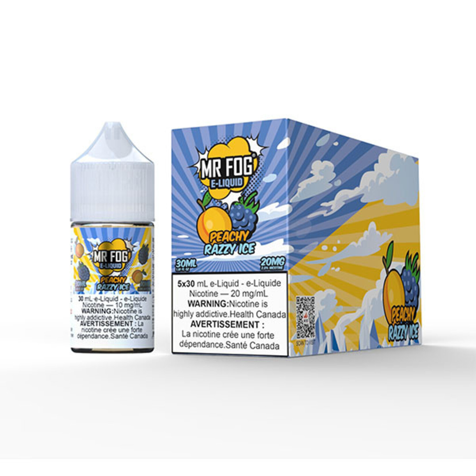 MR FOG MFE01 - MR FOG E-Liquid Peachy Razzy Ice 30ML Salt