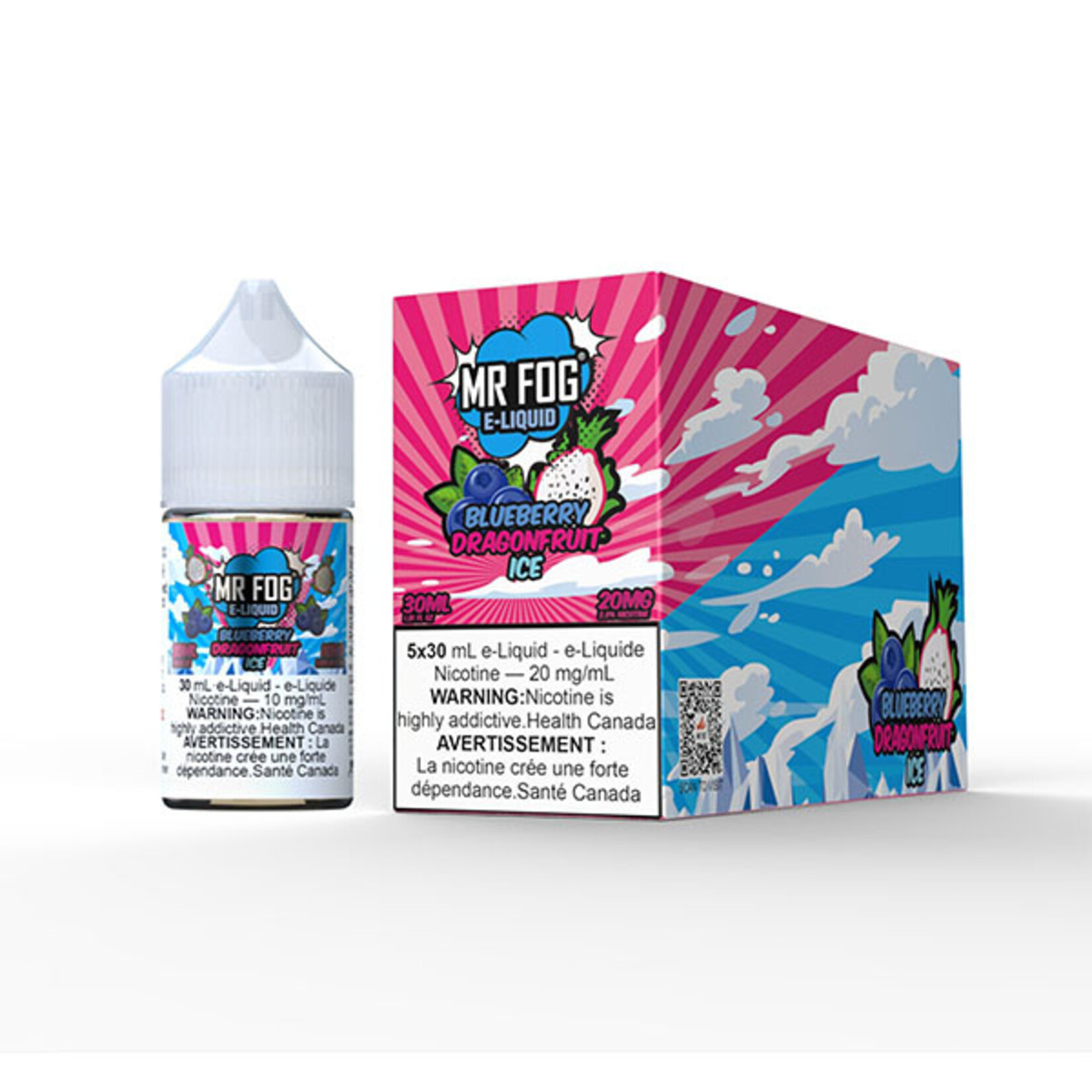 MR FOG [Original Series] MR FOG Blueberry Dragonfruit Ice E-liquid Salt Nic- 30ml