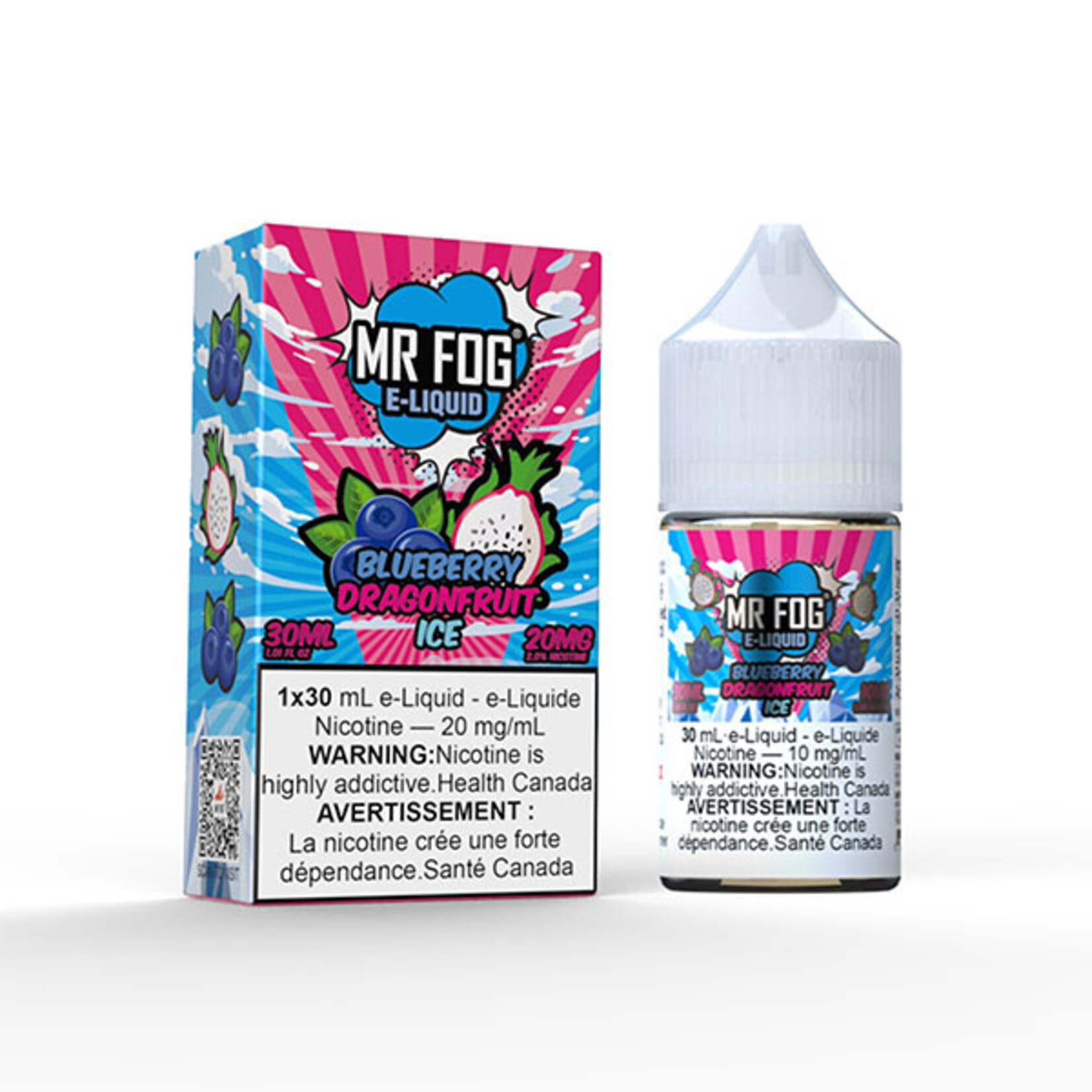 MR FOG MFE06 - MR FOG E-Liquid Blueberry Dragonfruit Ice 30ML Salt