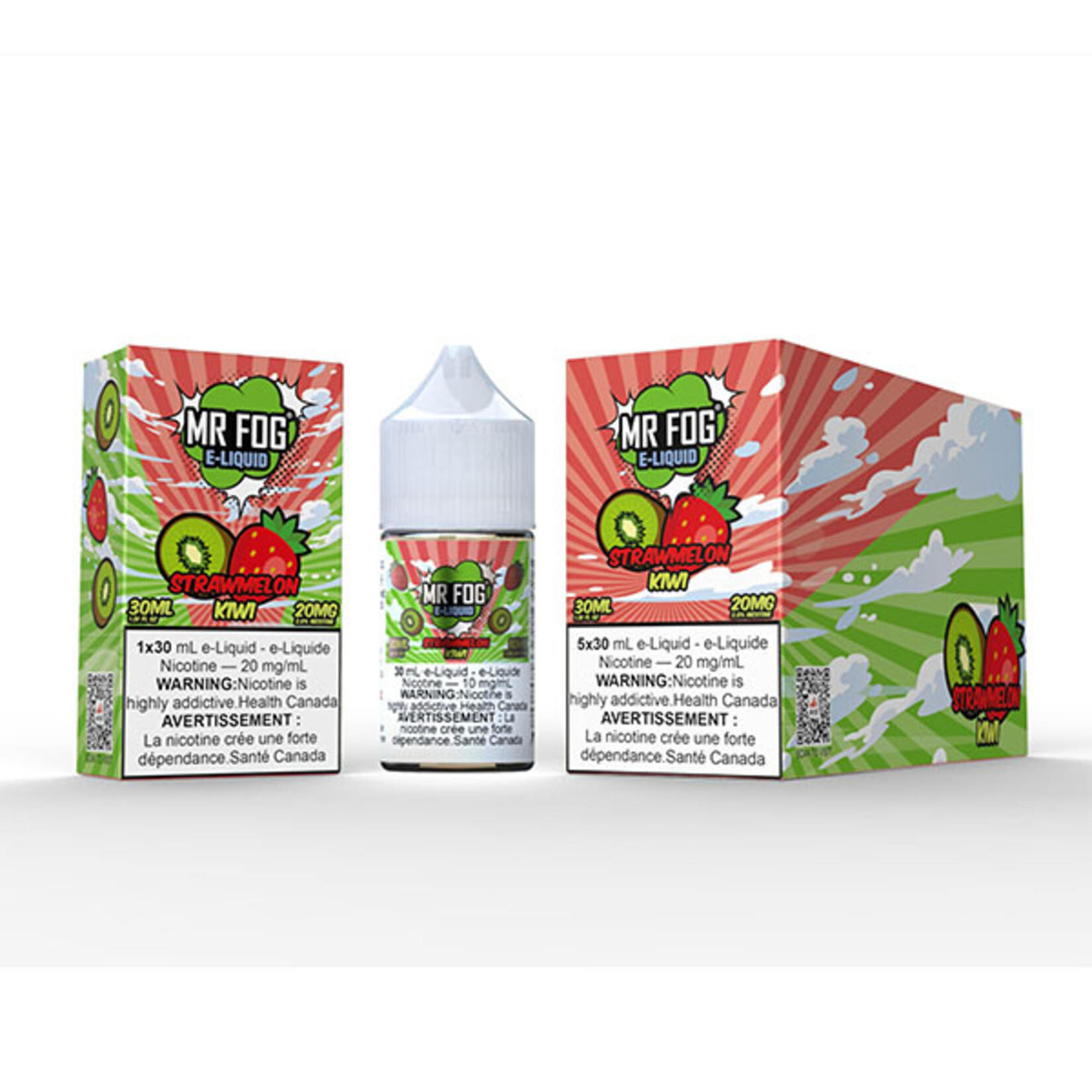 MR FOG MFE03 - MR FOG E-Liquid Strawmelon Kiwi 30ML Salt