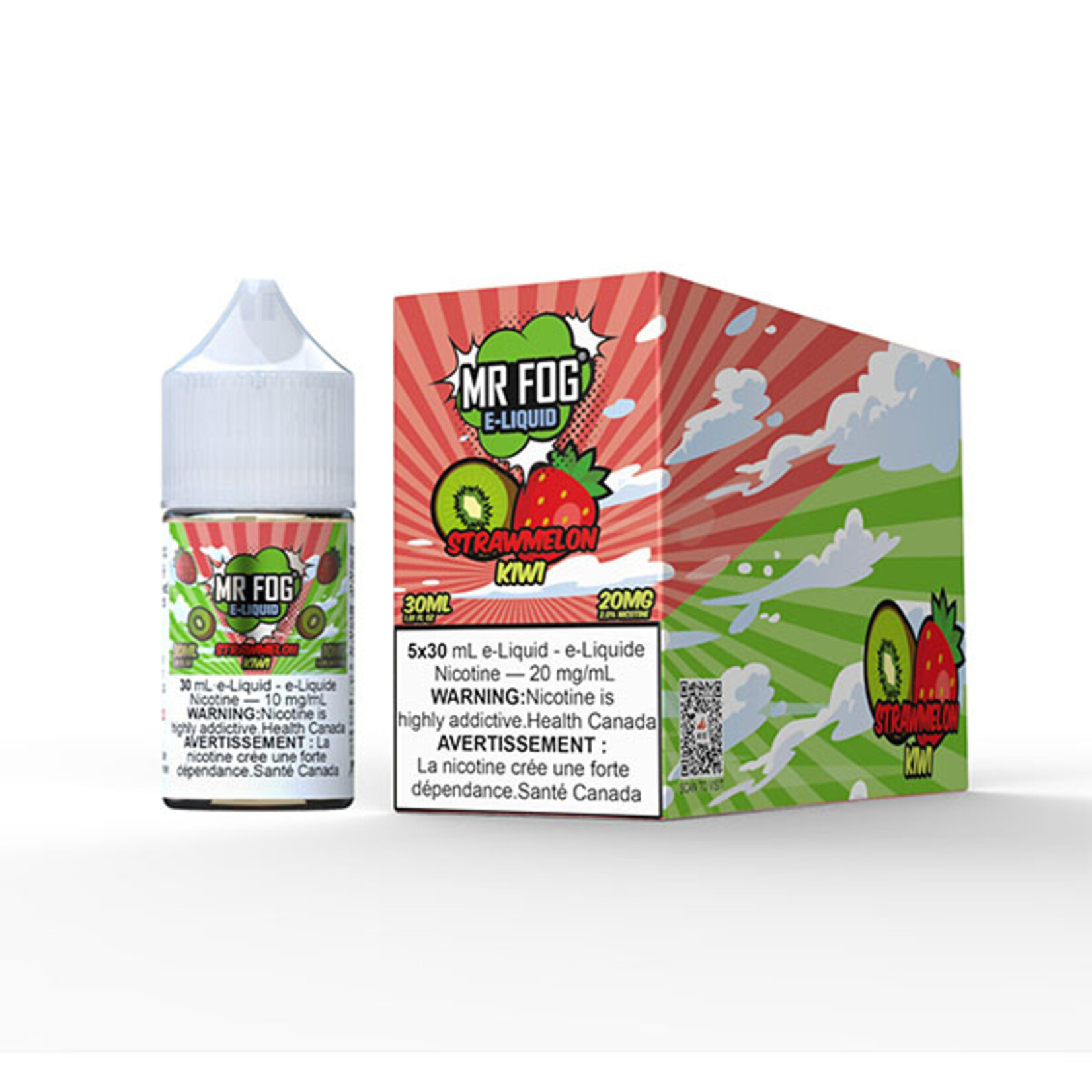 MR FOG MFE03 - MR FOG E-Liquid Strawmelon Kiwi 30ML Salt