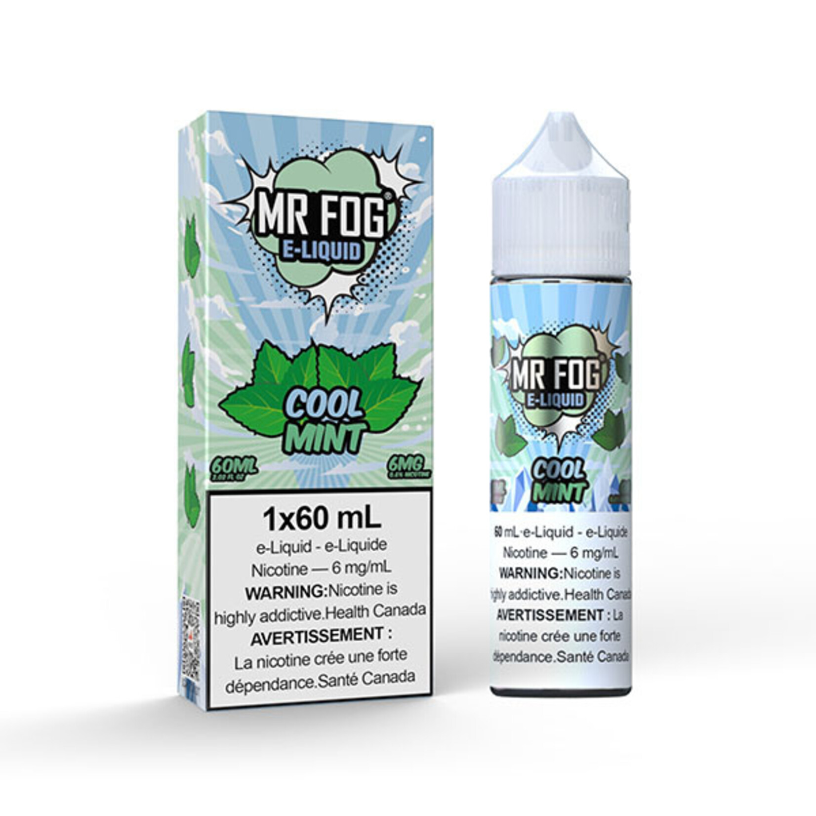 MR FOG MFE07 - MR FOG E-Liquid Cool Mint 60ML Freebase