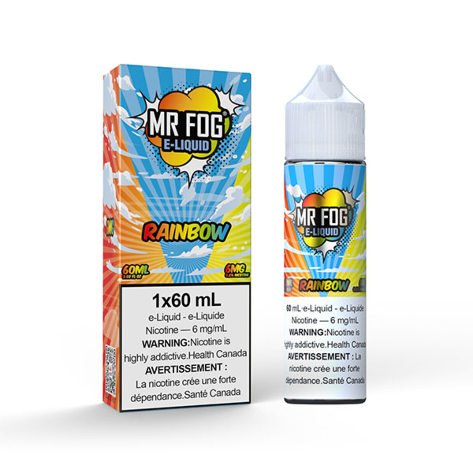 MR FOG MFE05 - MR FOG E-Liquid Rainbow 60ML Freebase