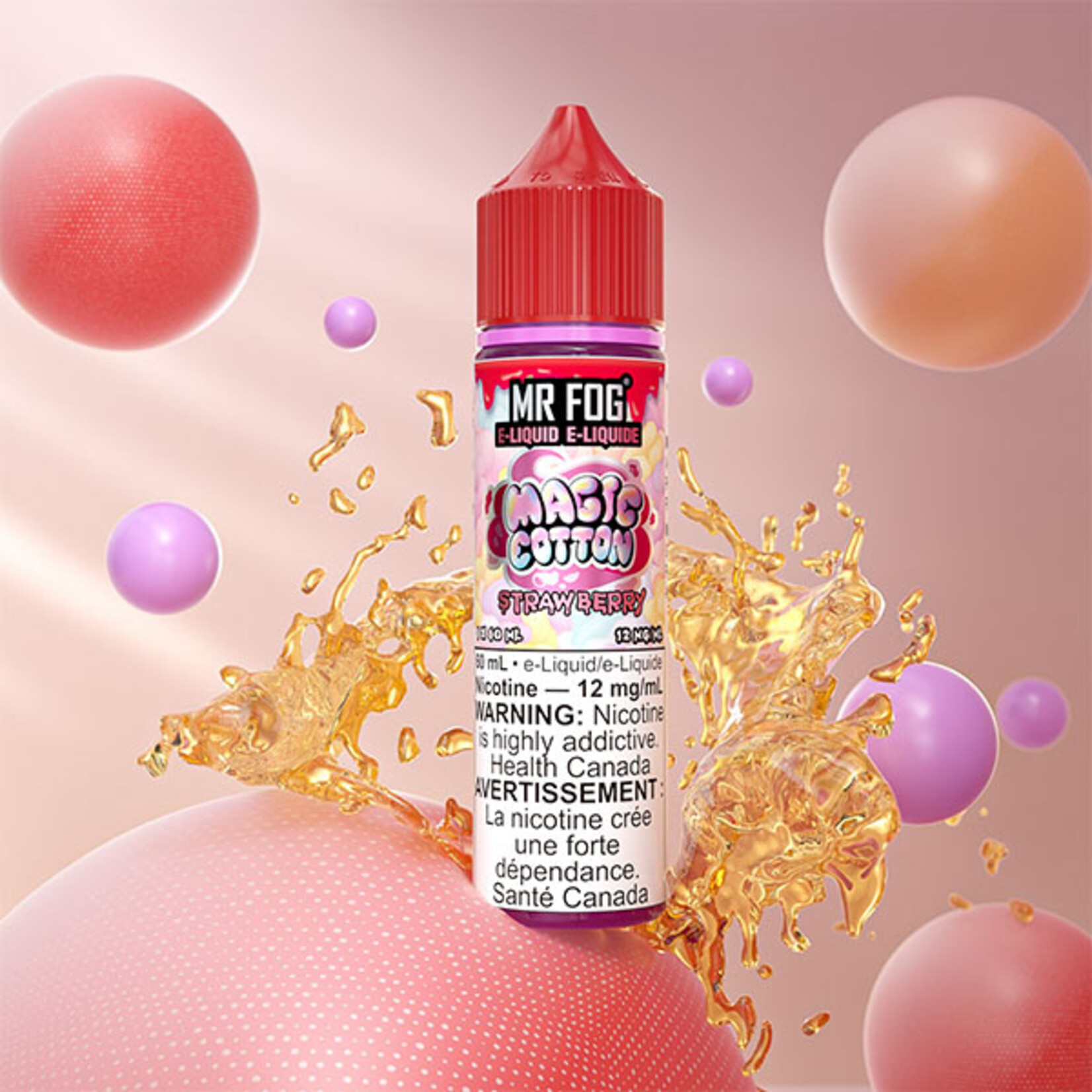 MR FOG [Magic Cotton Series] MR FOG Strawberry E-liquid - 60ml