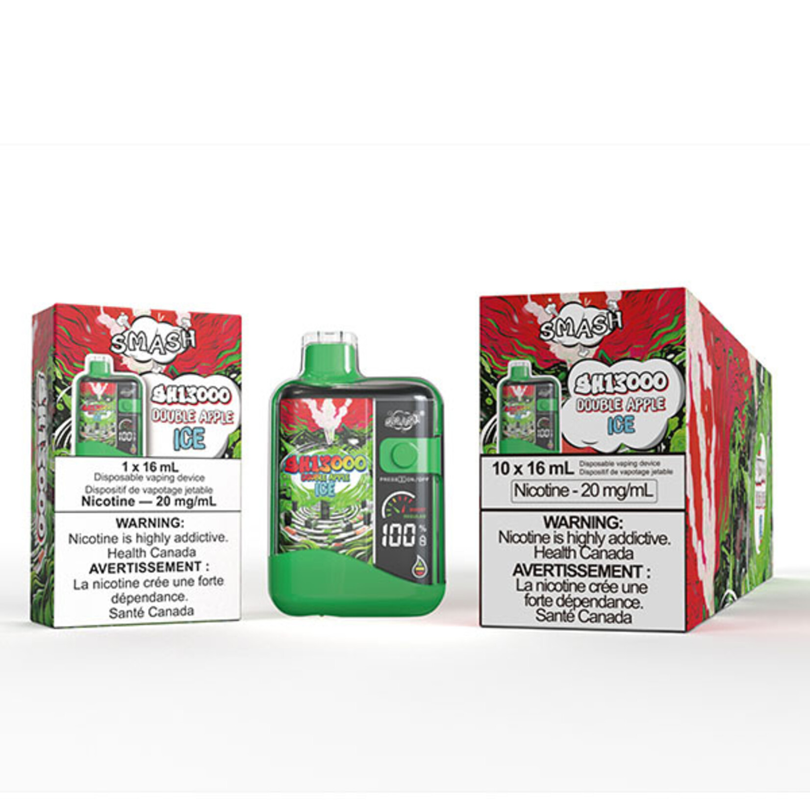 SMASH SH01 - SMASH SH13000 Double Apple Ice