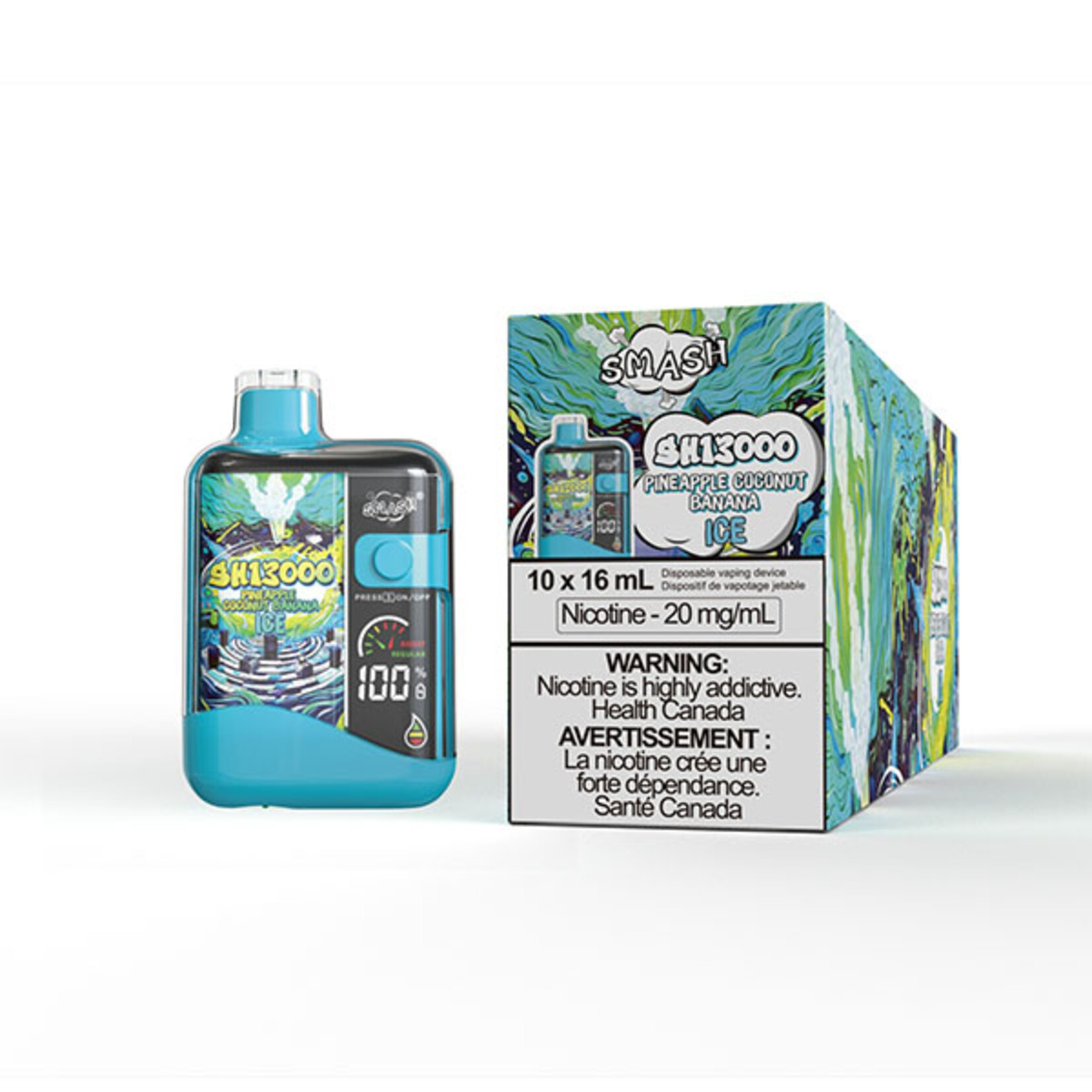 SMASH SH03 - SMASH SH13000 Pineapple Coconut Banana Ice