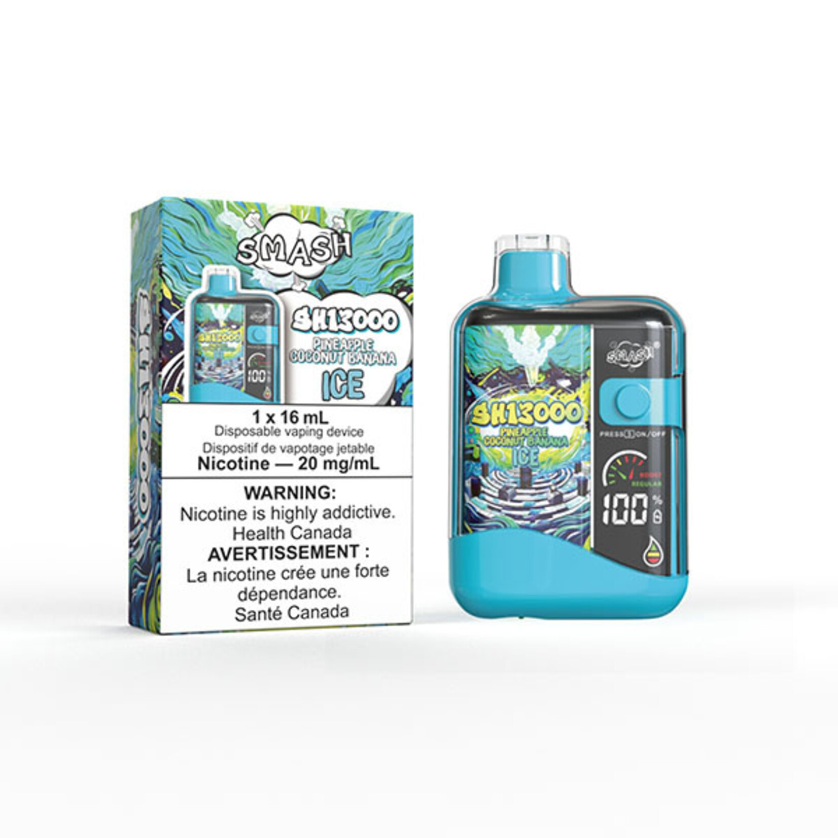 SMASH SH03 - SMASH SH13000 Pineapple Coconut Banana Ice