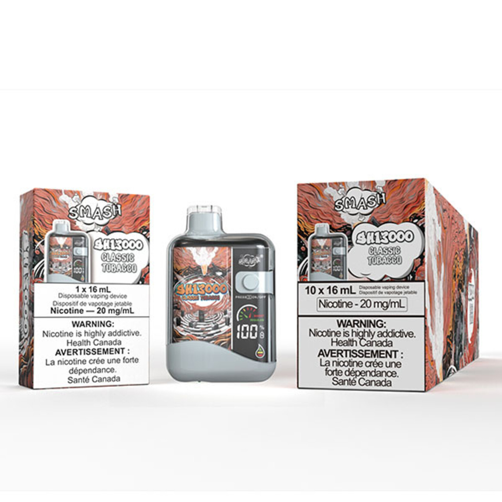 SMASH SH04 - SMASH SH13000 Classic Tobacco