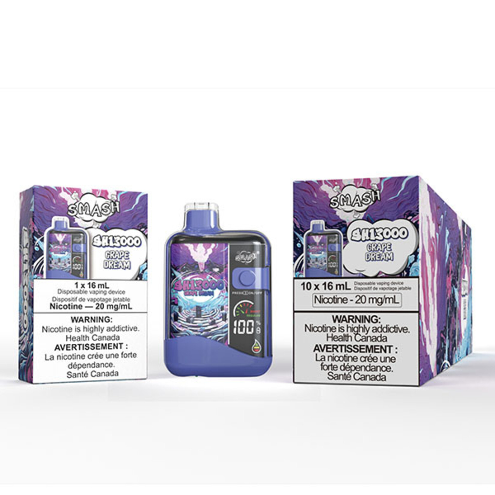 SMASH SH07 - SMASH SH13000 Grape Dream