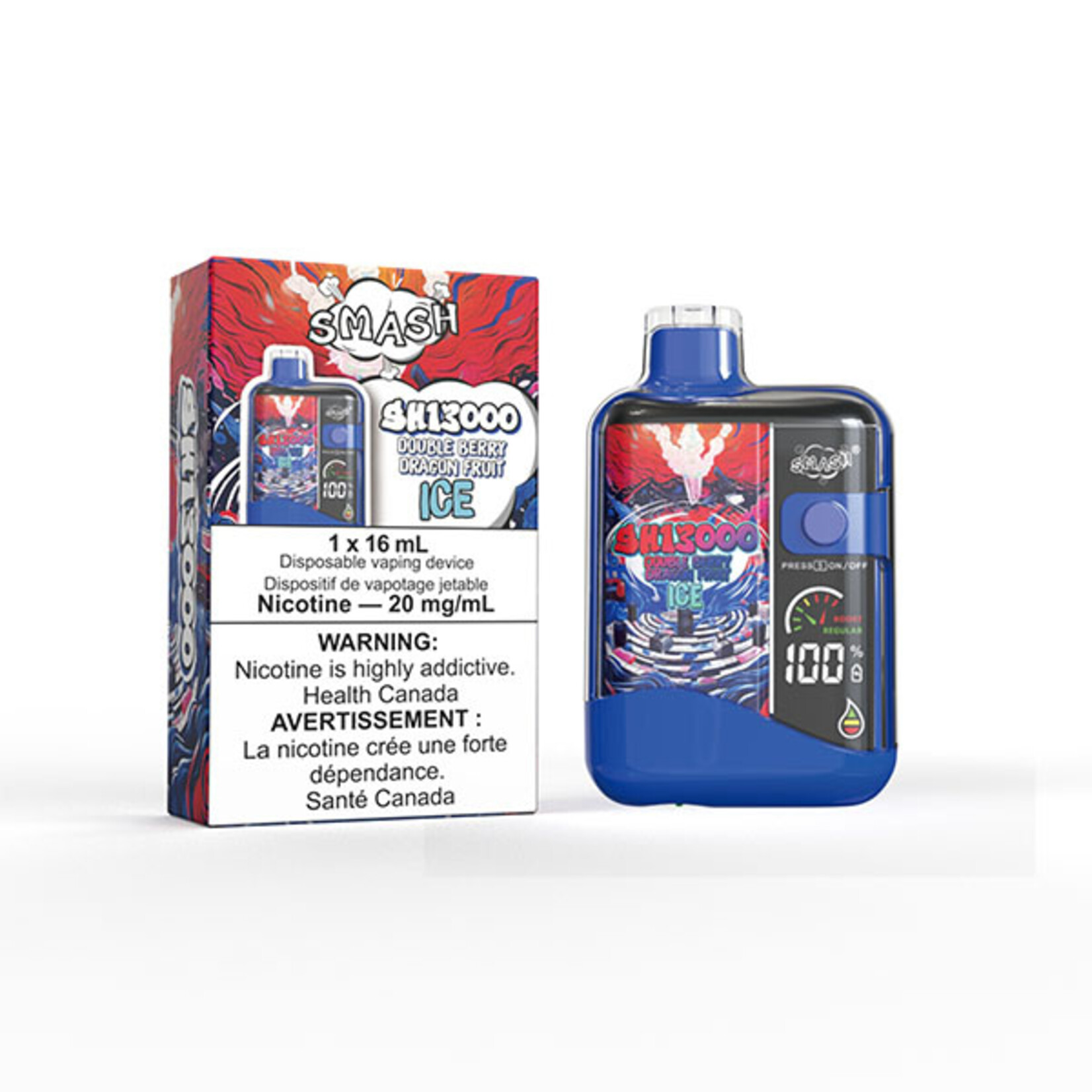 SMASH SH08 - SMASH SH13000 Double Berry Dragon Fruit Ice