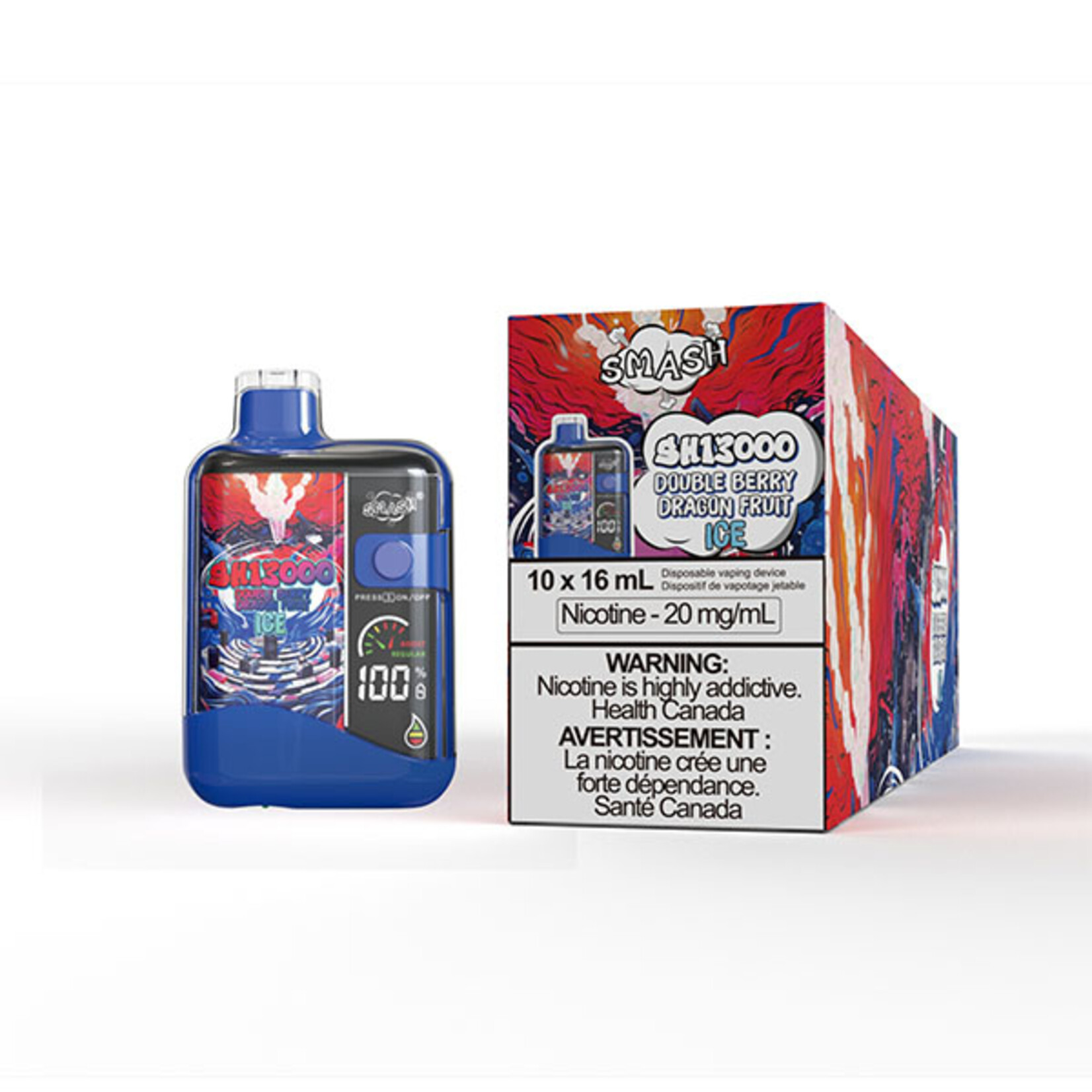 SMASH SH08 - SMASH SH13000 Double Berry Dragon Fruit Ice