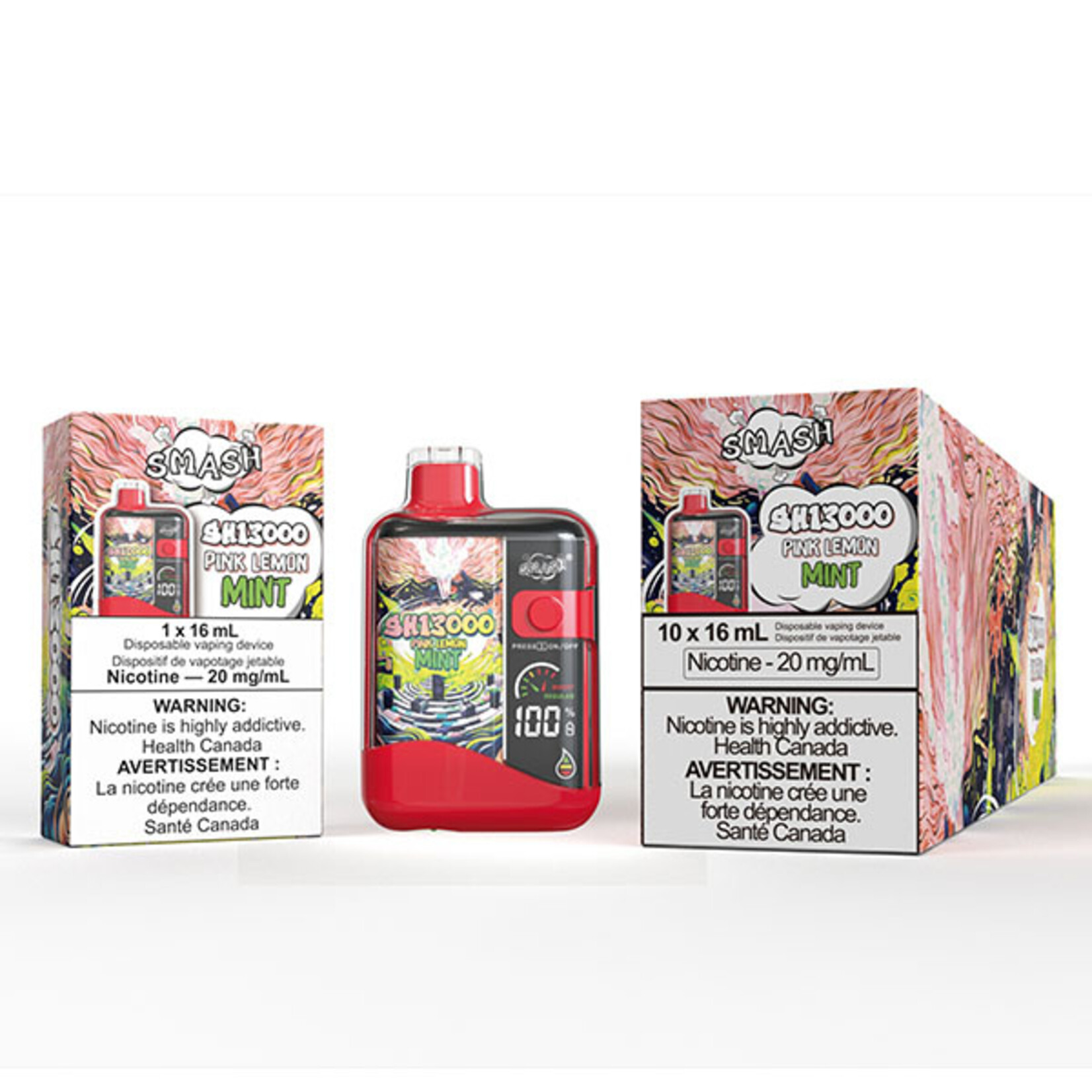 SMASH SH15 - SMASH SH13000 Pink Lemon Mint