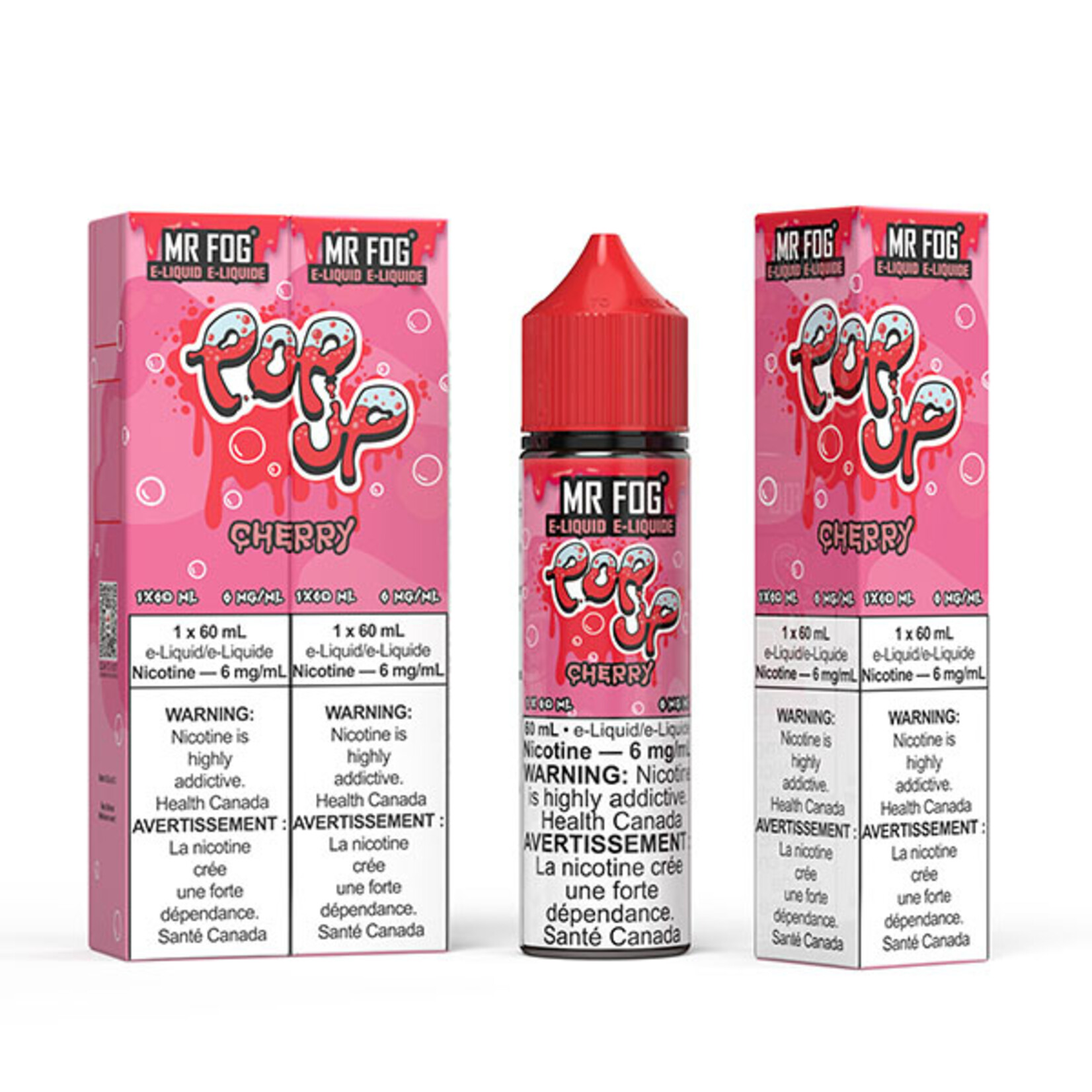 MR FOG MFEPU01 - MR FOG Popup E-Liquid Cherry 60ML Freebase