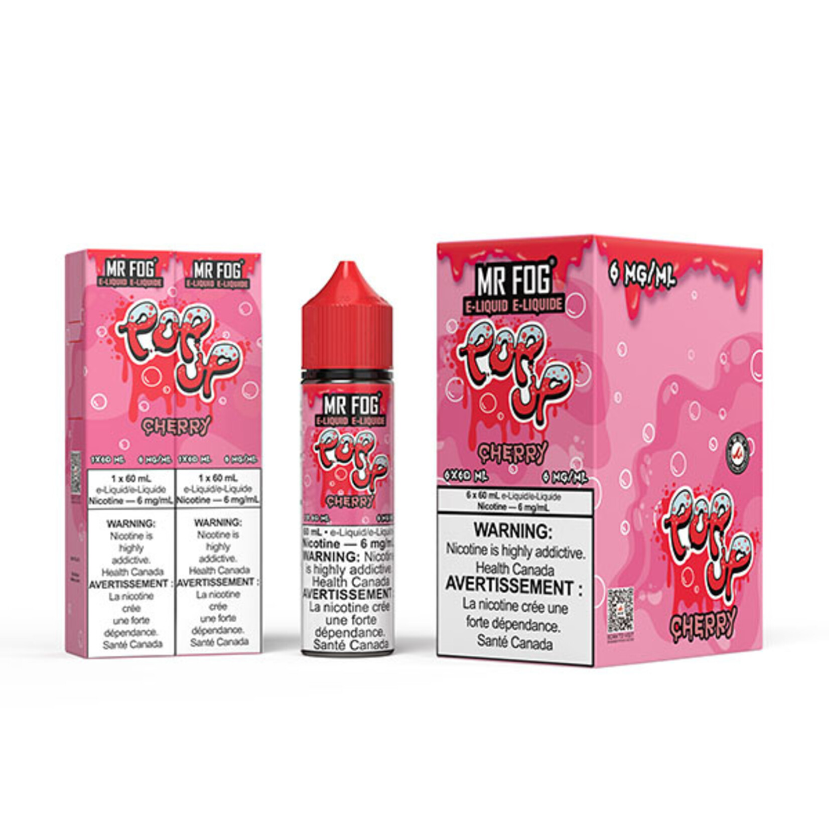 MR FOG MFEPU01 - MR FOG Popup E-Liquid Cherry 60ML Freebase