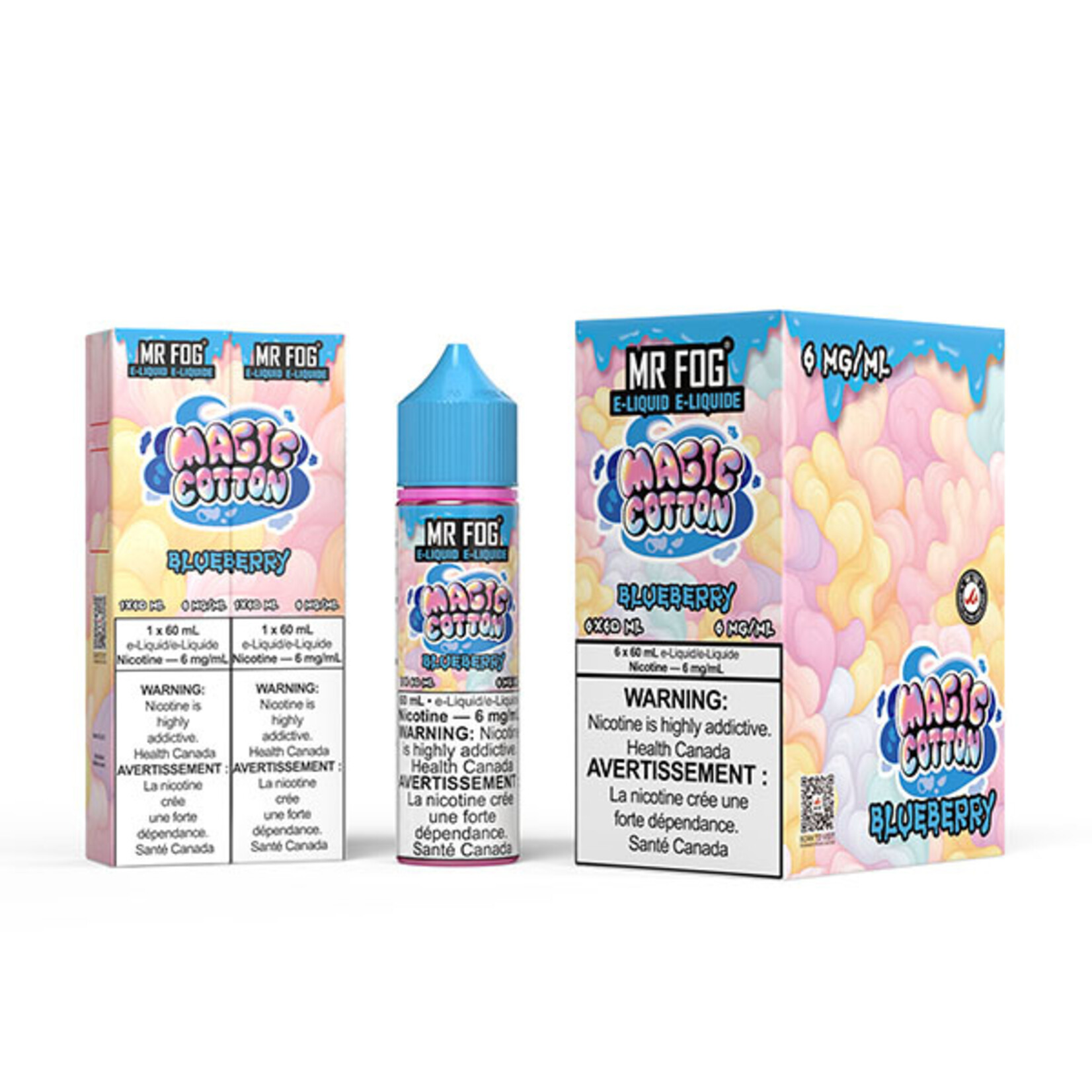 MR FOG MFEMC01 - MR FOG Magic Cotton E-Liquid Blueberry 60ML Freebase