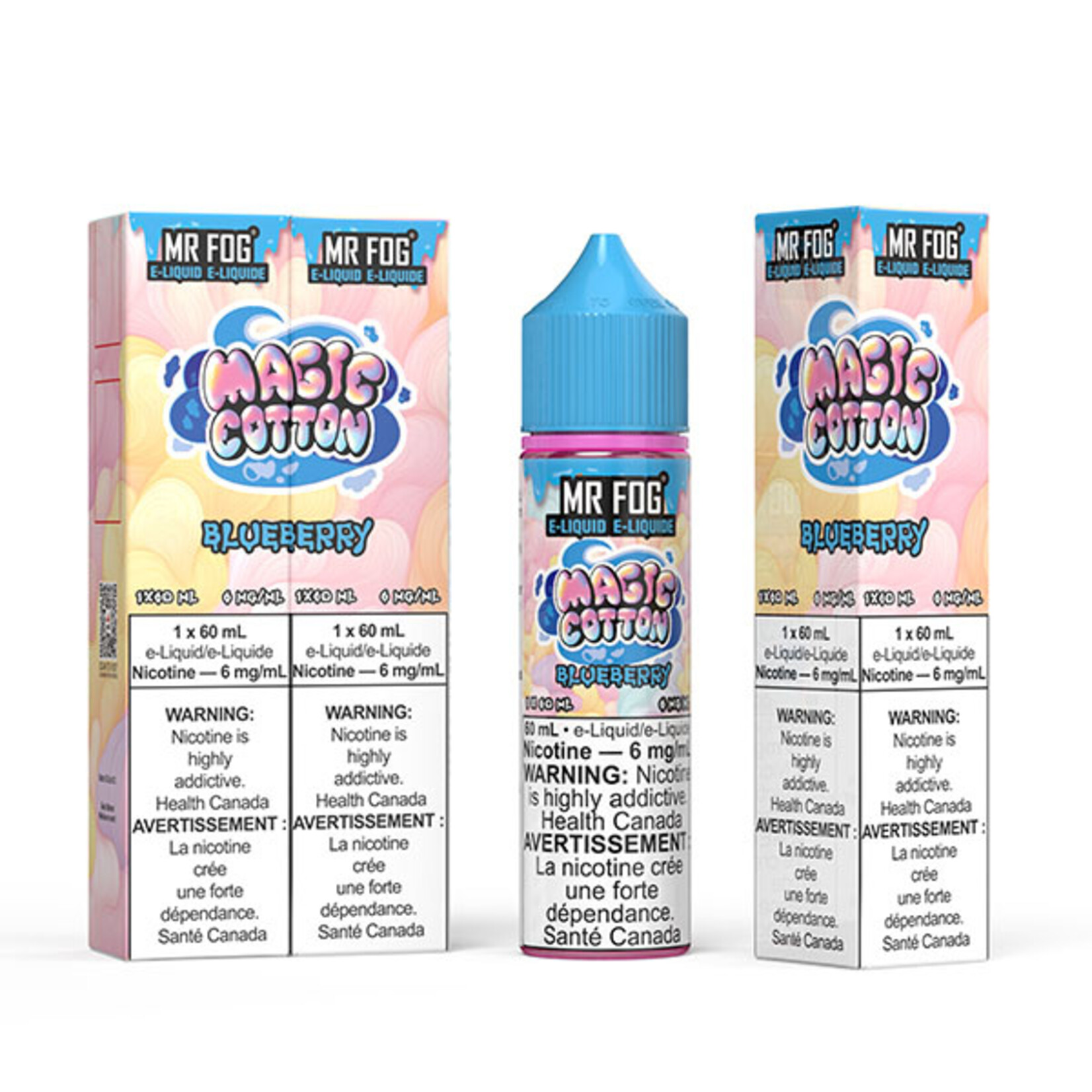 MR FOG MFEMC01 - MR FOG Magic Cotton E-Liquid Blueberry 60ML Freebase