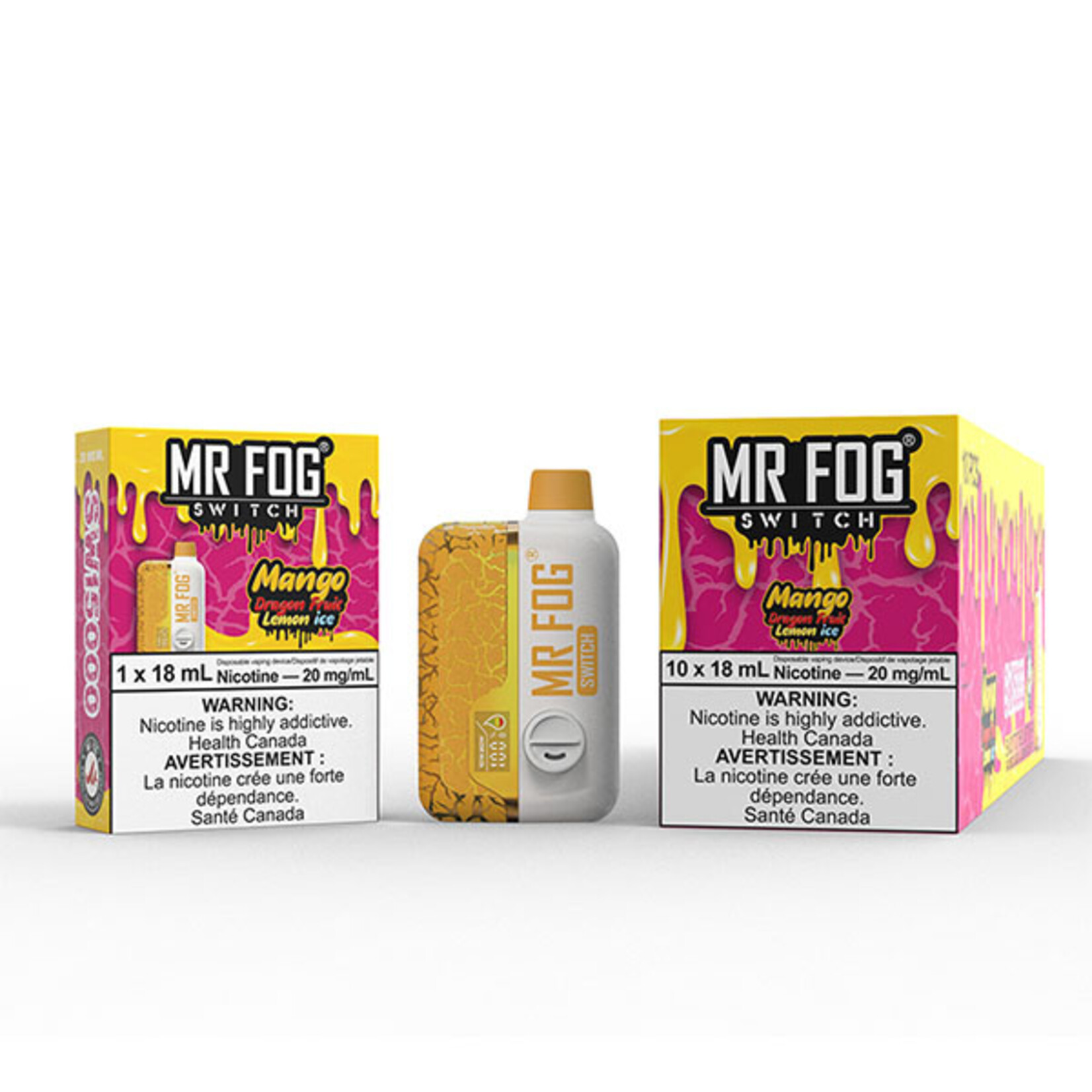 MR FOG SWP13 - MR FOG SWITCH SW15000 Mango Dragon Fruit Lemon Ice