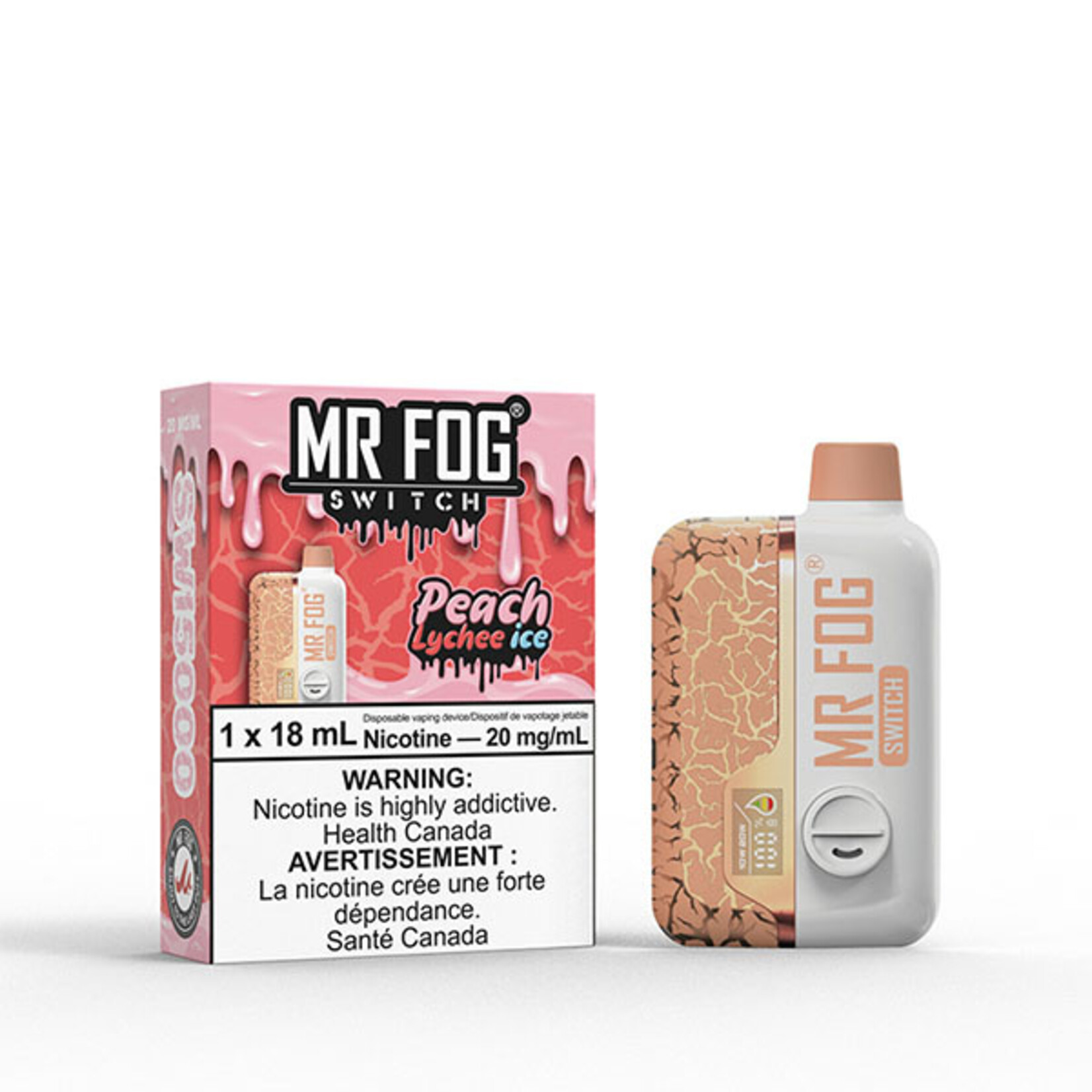 MR FOG SWP10 - MR FOG SWITCH SW15000 Peach Lychee Ice