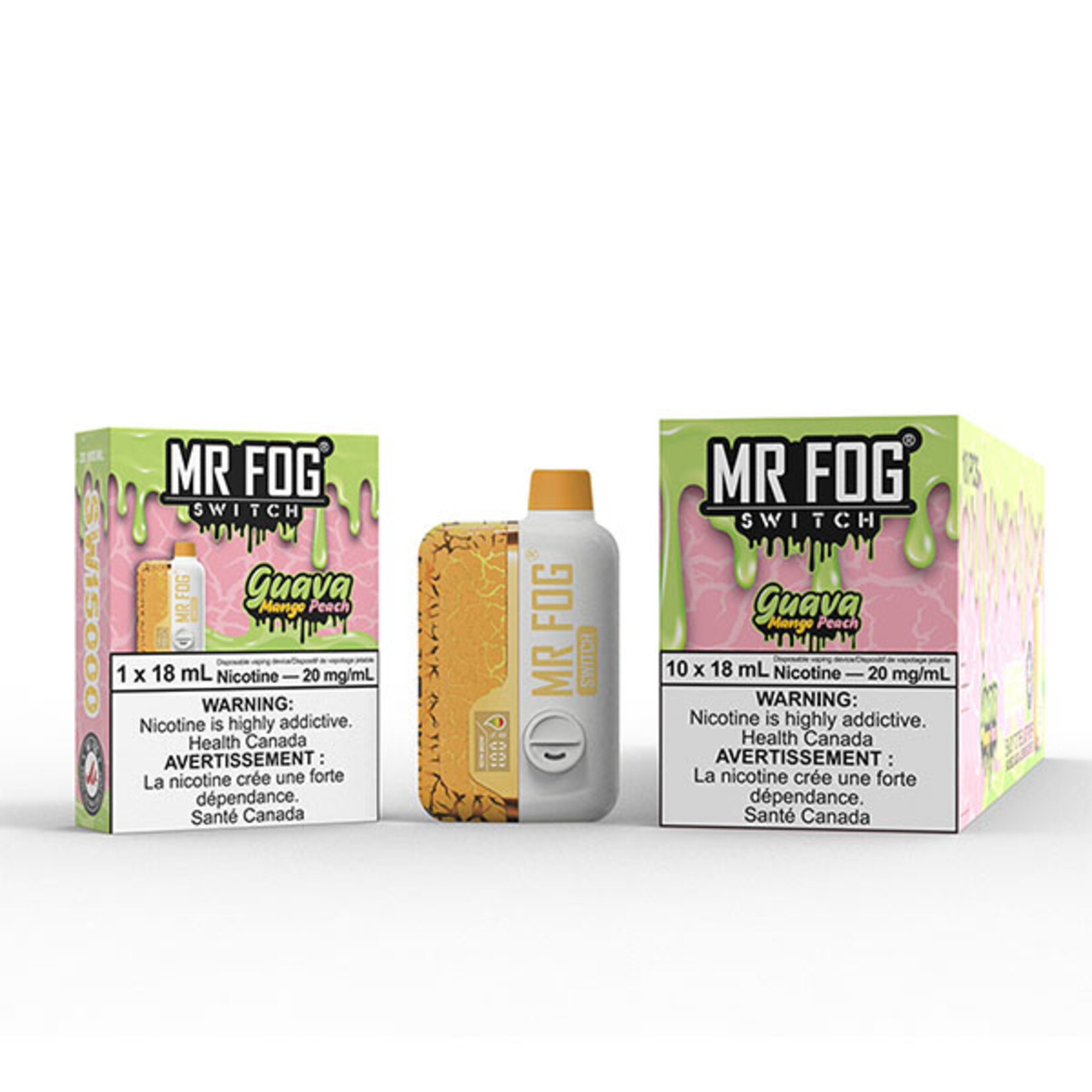 MR FOG SWP09 - MR FOG SWITCH SW15000 Guava Mango Peach