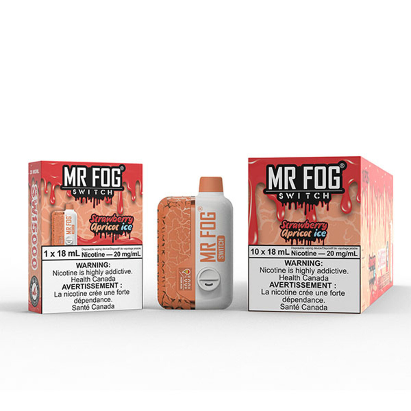 MR FOG SWP02 - MR FOG SWITCH SW15000 Strawberry Apricot Ice